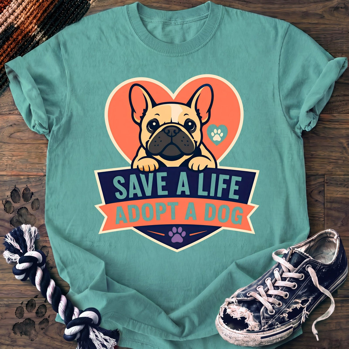 Save A Life Adopt A Dog - French Bulldog - PAWSSION CLUB
