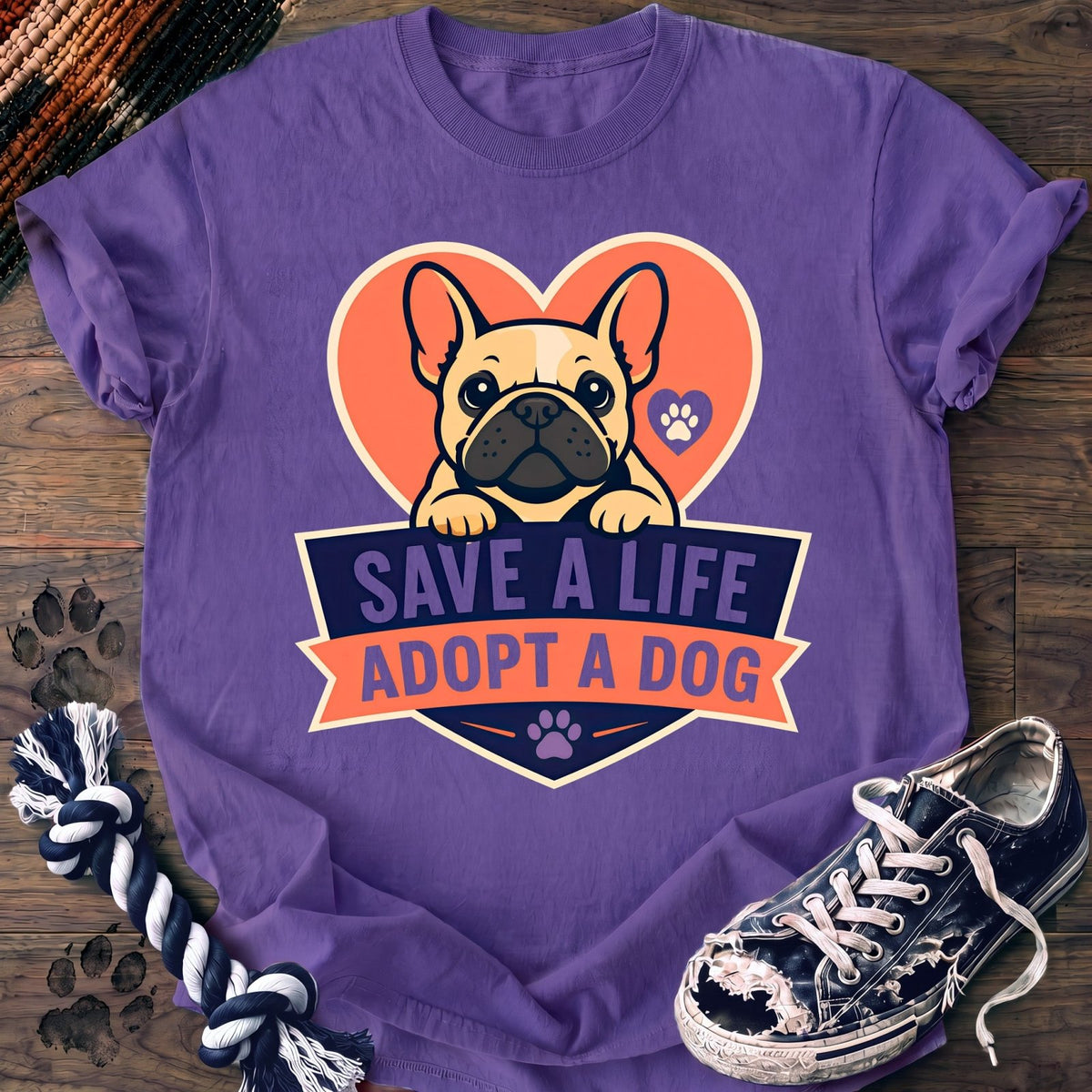 Save A Life Adopt A Dog - French Bulldog - PAWSSION CLUB
