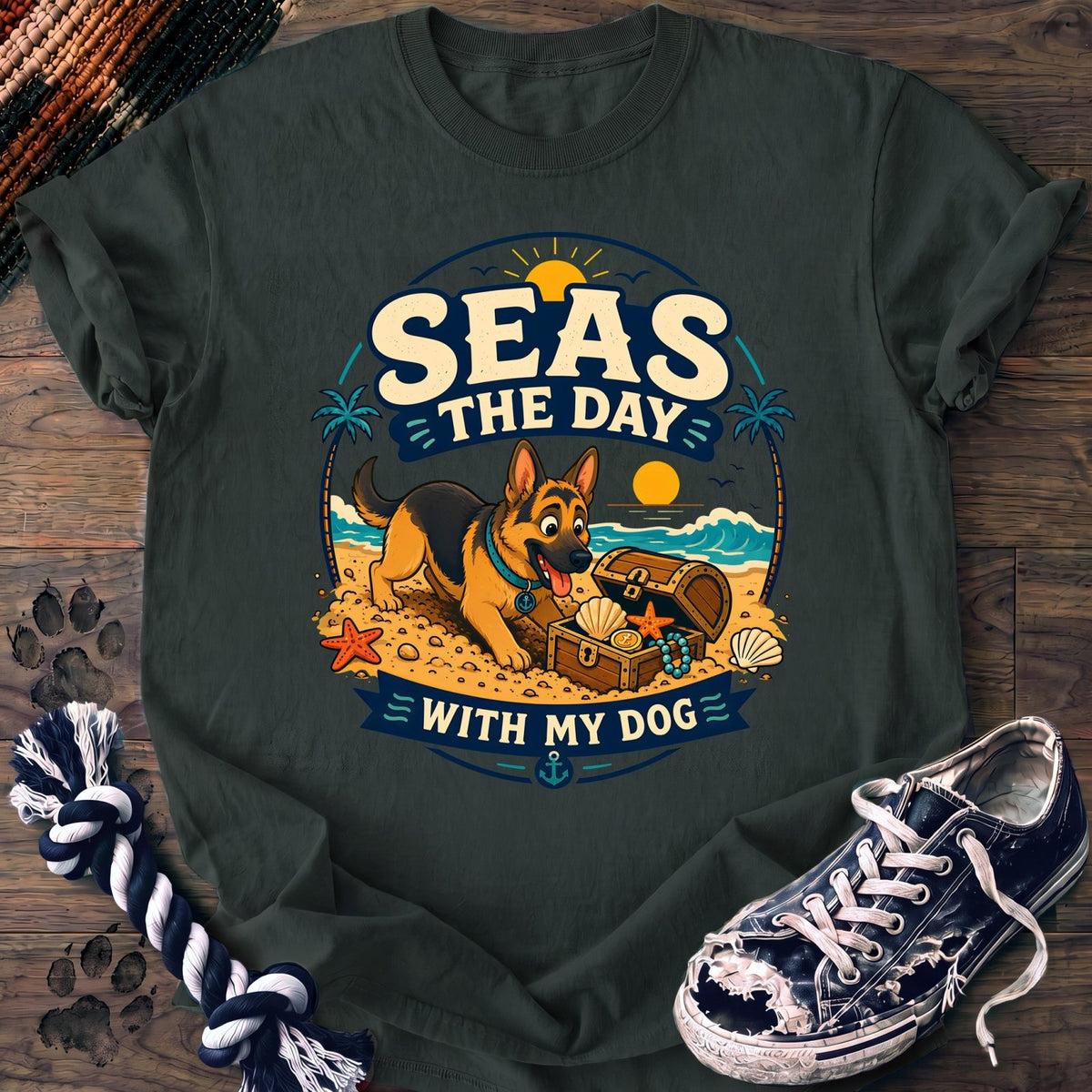 Seas The Day With My Dog - German Shepherd - PAWSSION CLUB