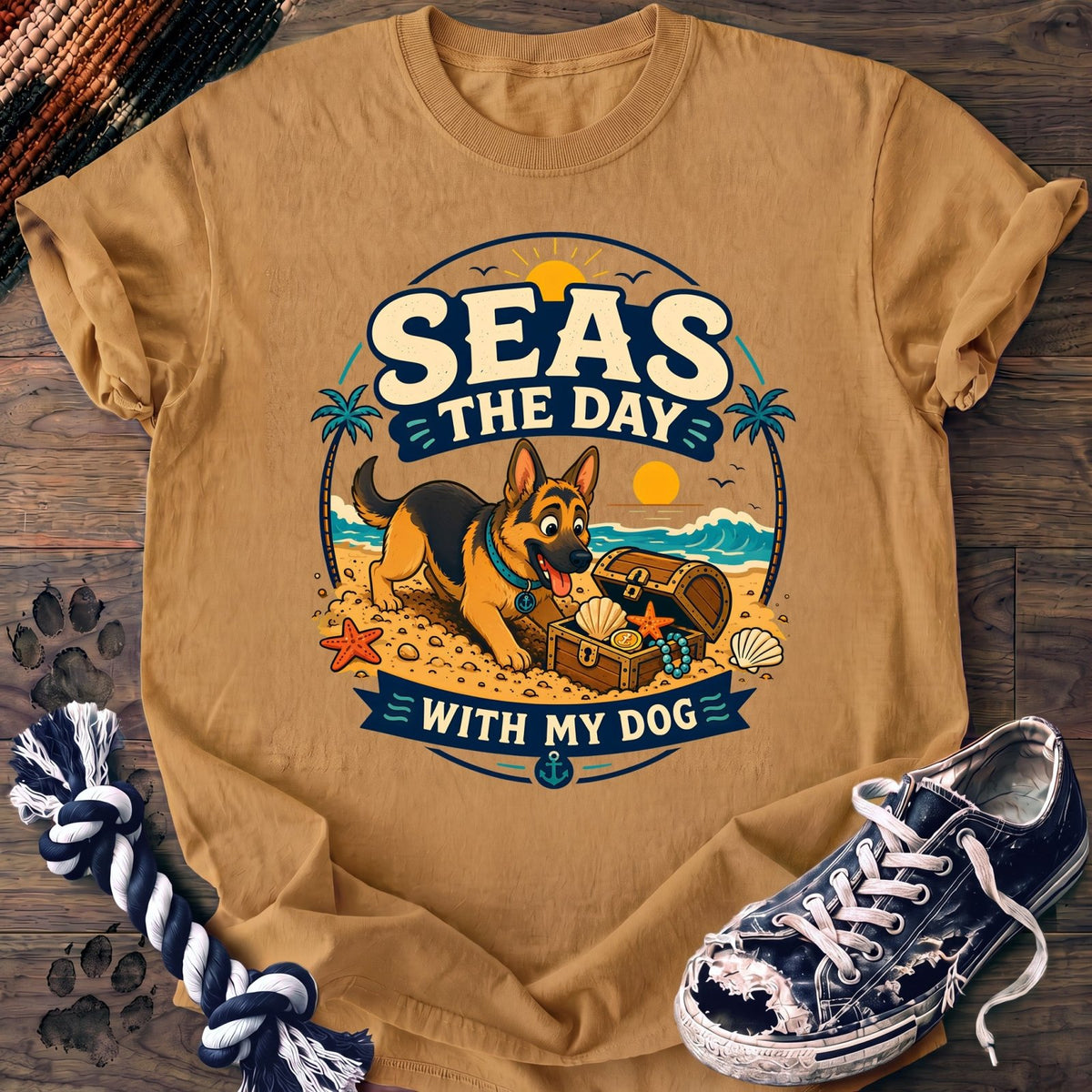 Seas The Day With My Dog - German Shepherd - PAWSSION CLUB
