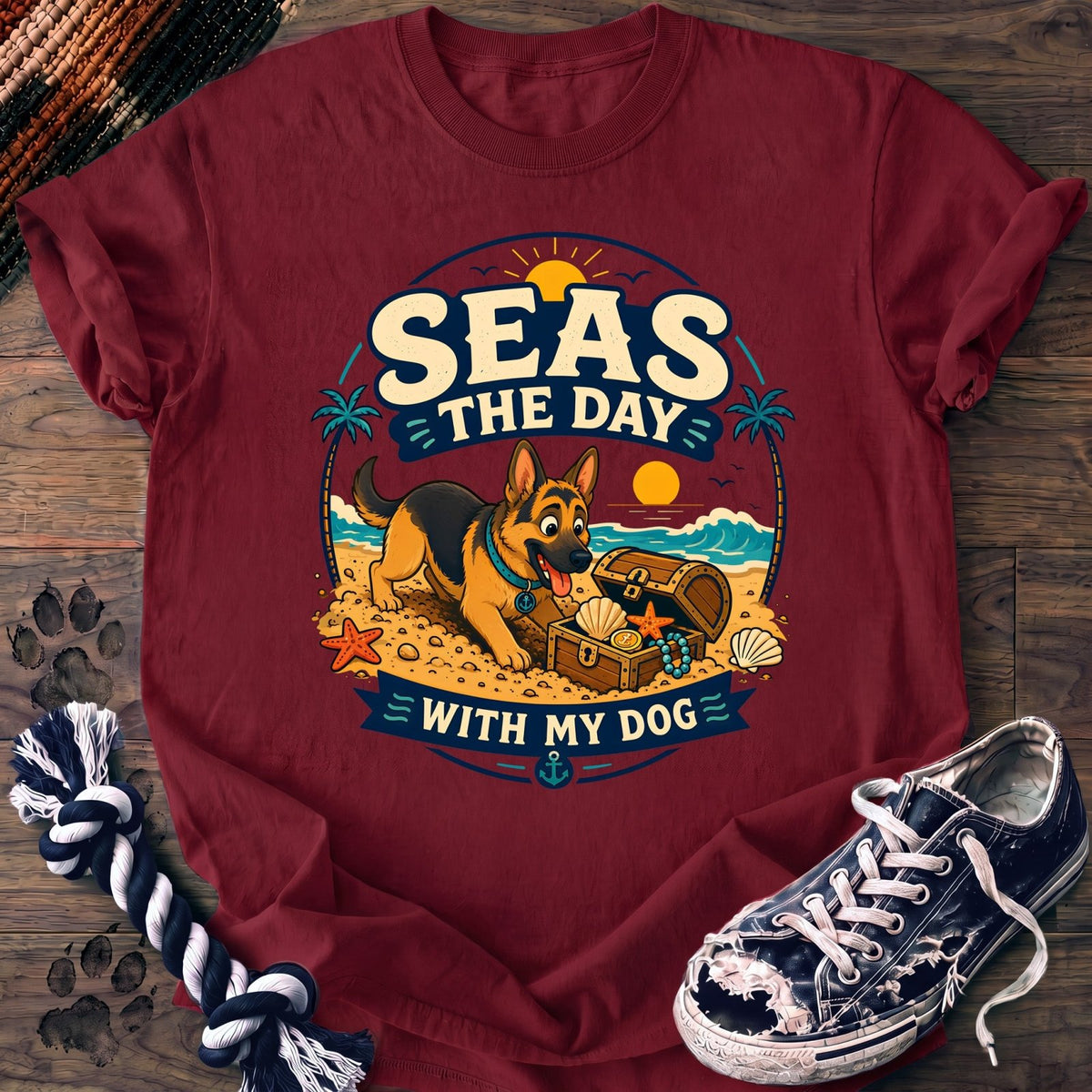 Seas The Day With My Dog - German Shepherd - PAWSSION CLUB