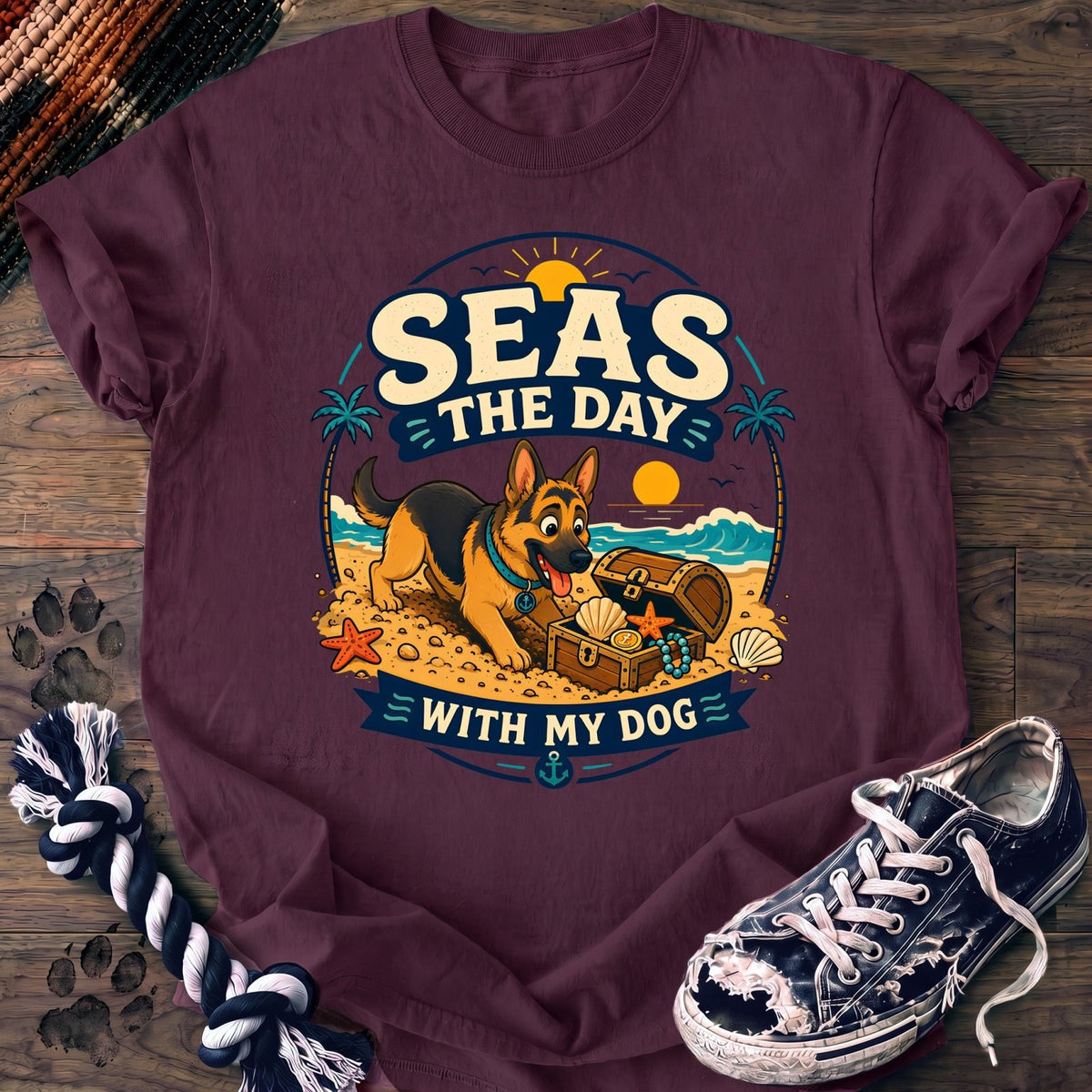 Seas The Day With My Dog - German Shepherd - PAWSSION CLUB