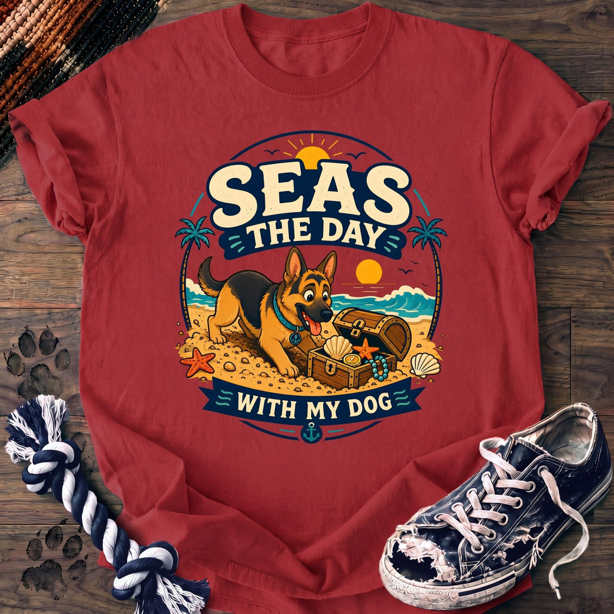 Seas The Day With My Dog - German Shepherd - PAWSSION CLUB