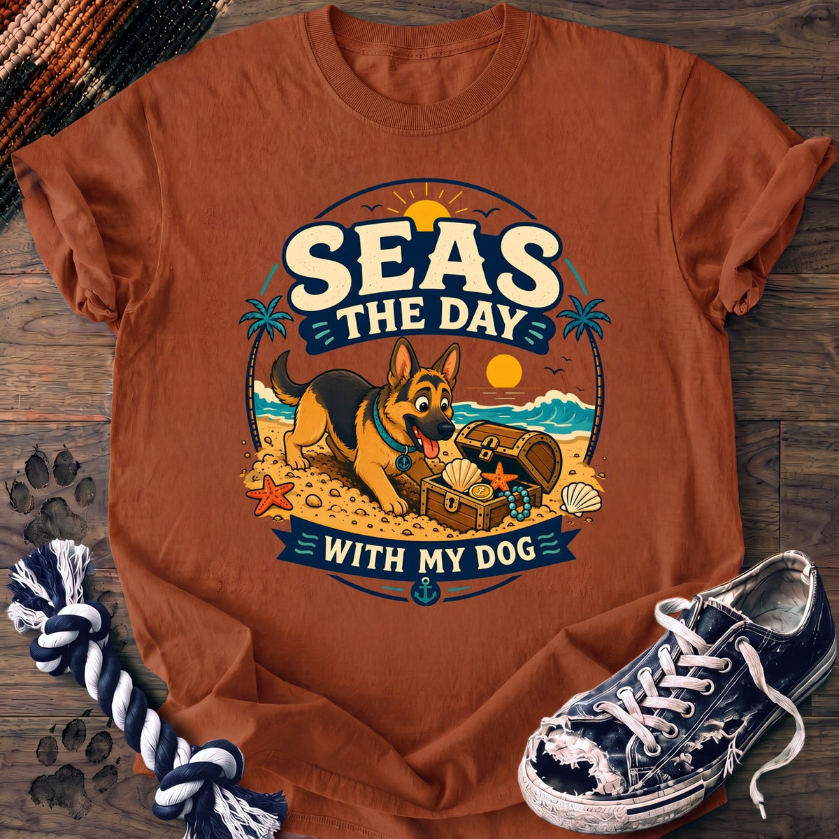 Seas The Day With My Dog - German Shepherd - PAWSSION CLUB