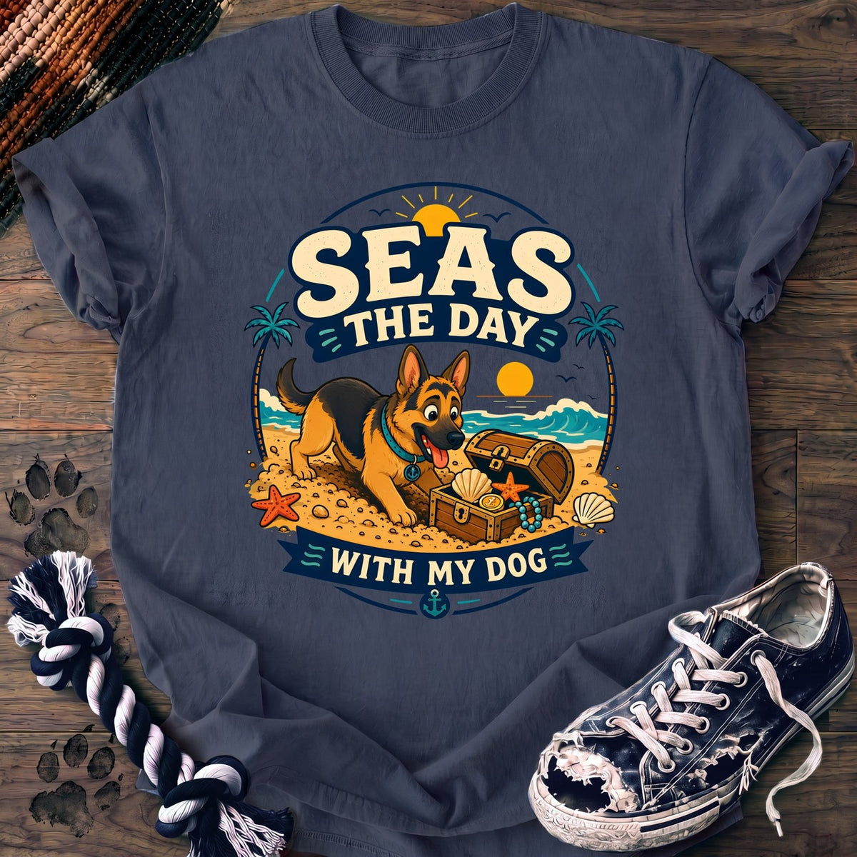 Seas The Day With My Dog - German Shepherd - PAWSSION CLUB