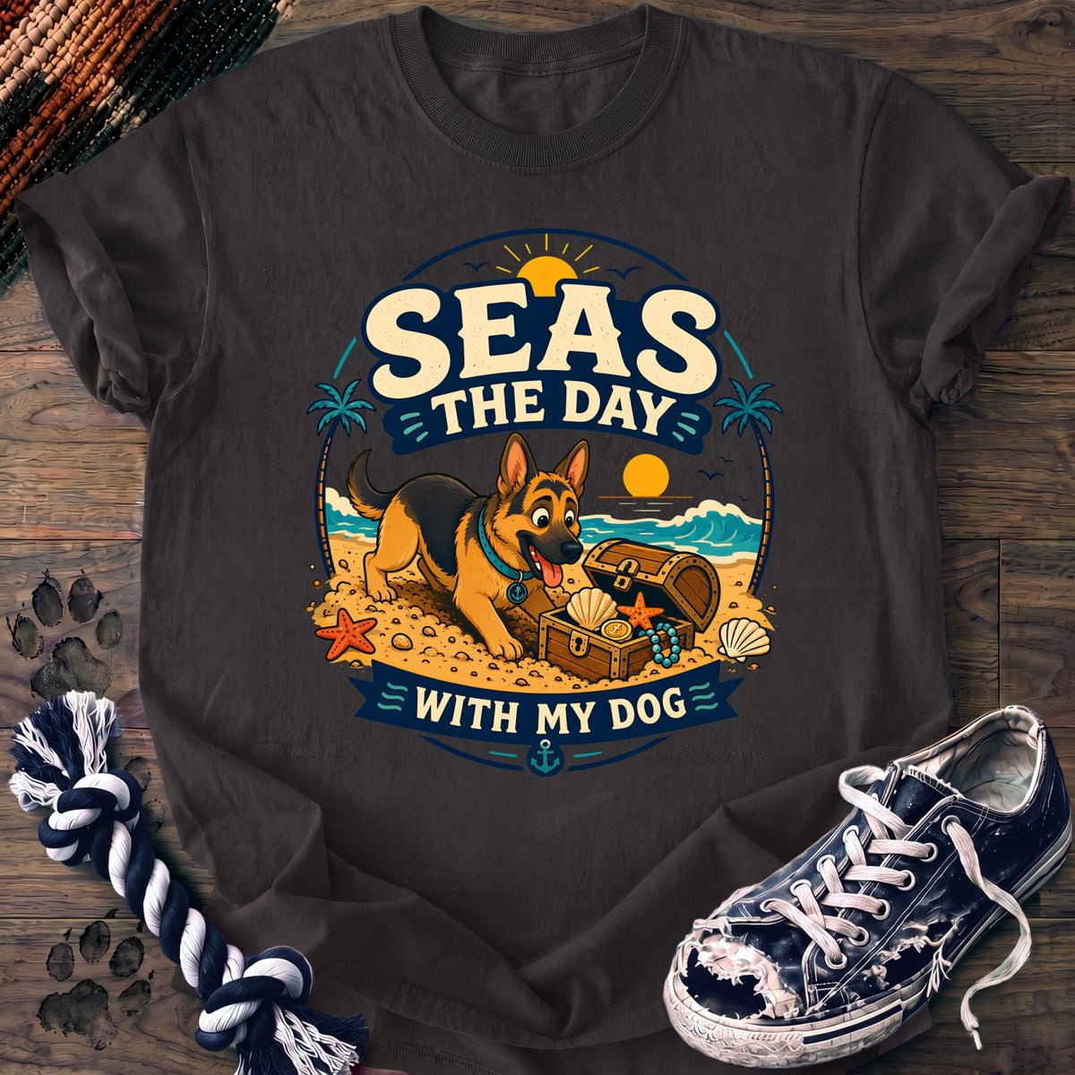 Seas The Day With My Dog - German Shepherd - PAWSSION CLUB