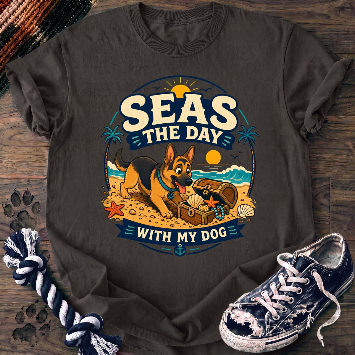 Seas The Day With My Dog - German Shepherd - PAWSSION CLUB