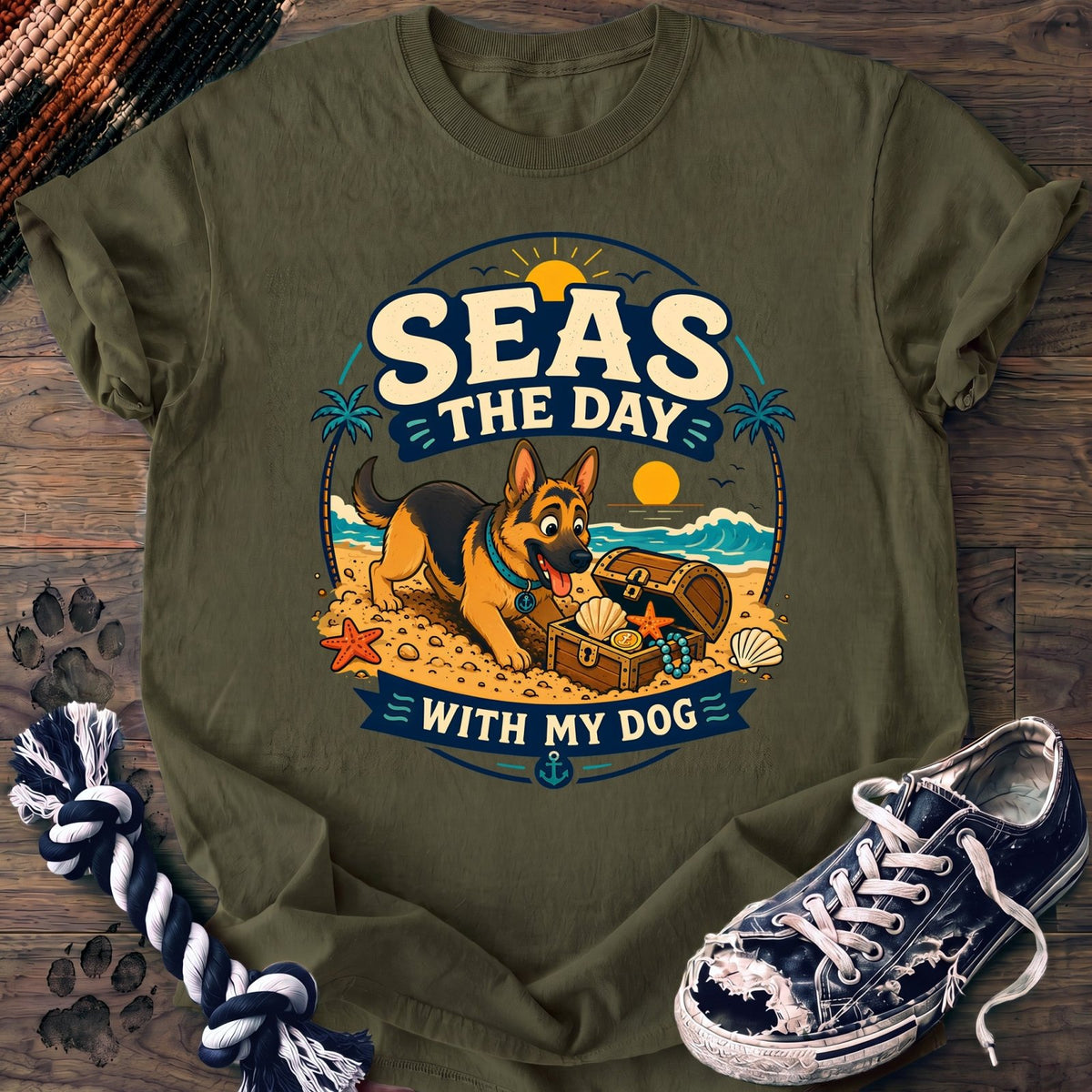 Seas The Day With My Dog - German Shepherd - PAWSSION CLUB