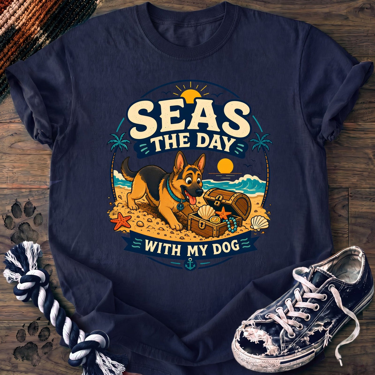 Seas The Day With My Dog - German Shepherd - PAWSSION CLUB