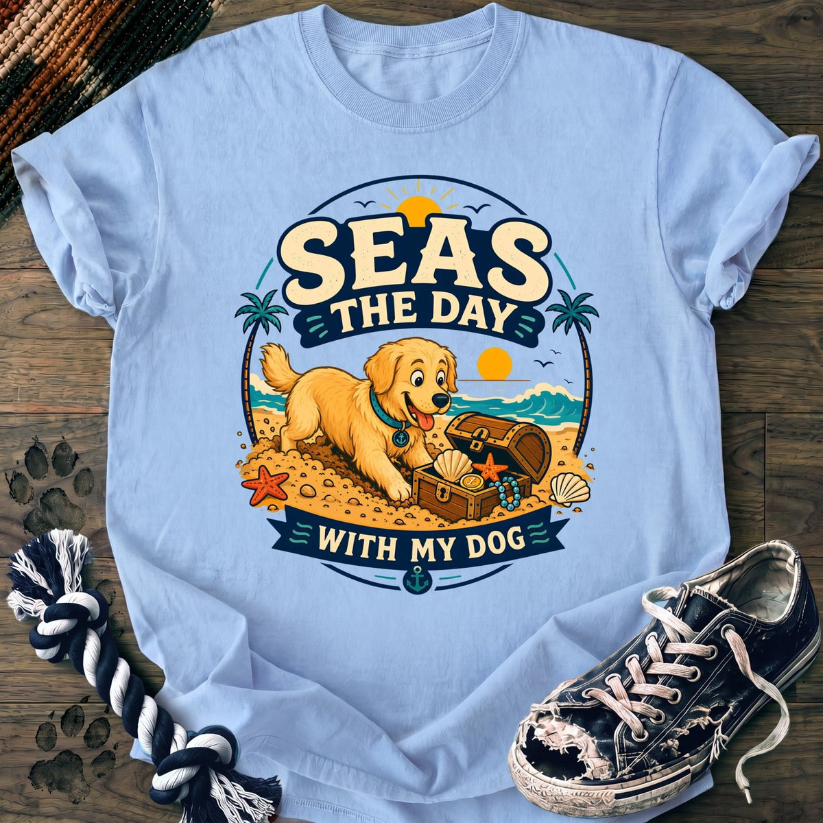 Seas The Day With My Dog - Golden Retriever - PAWSSION CLUB