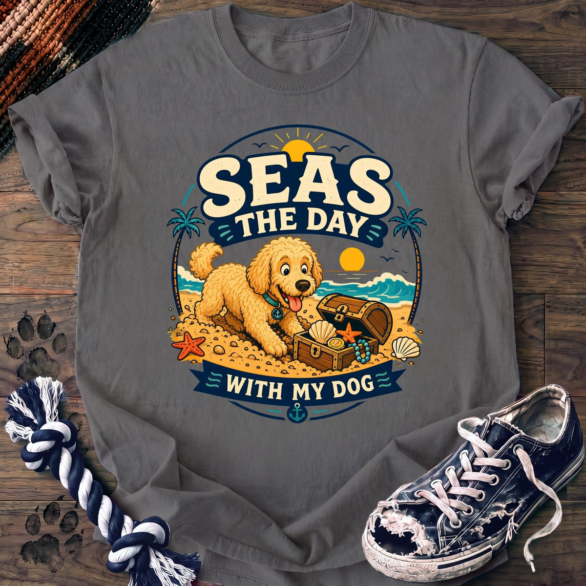Seas The Day With My Dog - Goldendoodle - PAWSSION CLUB