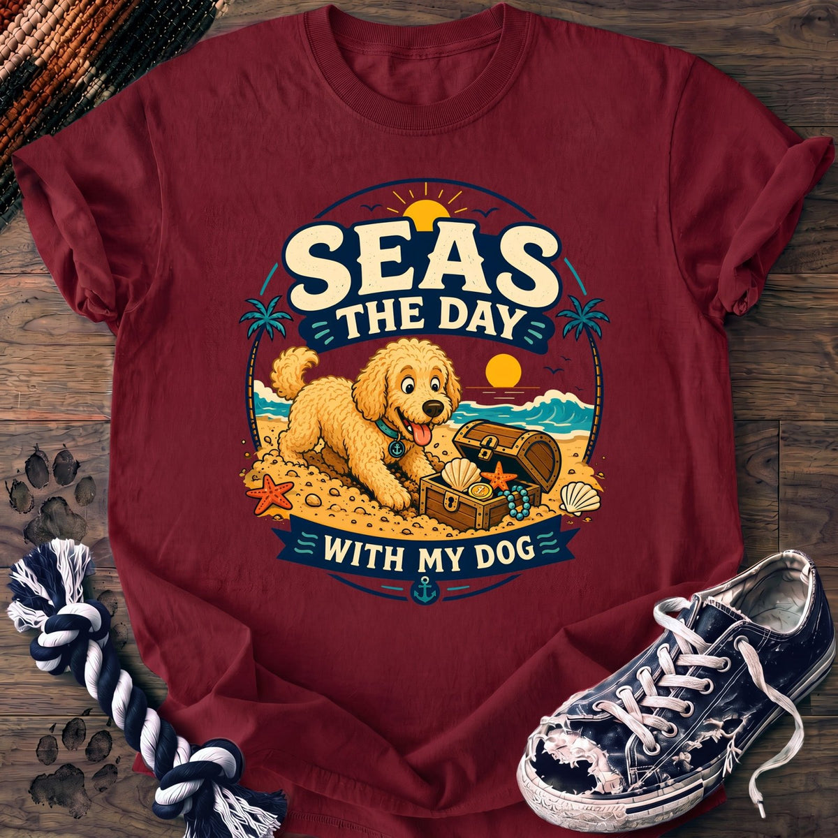 Seas The Day With My Dog - Goldendoodle - PAWSSION CLUB