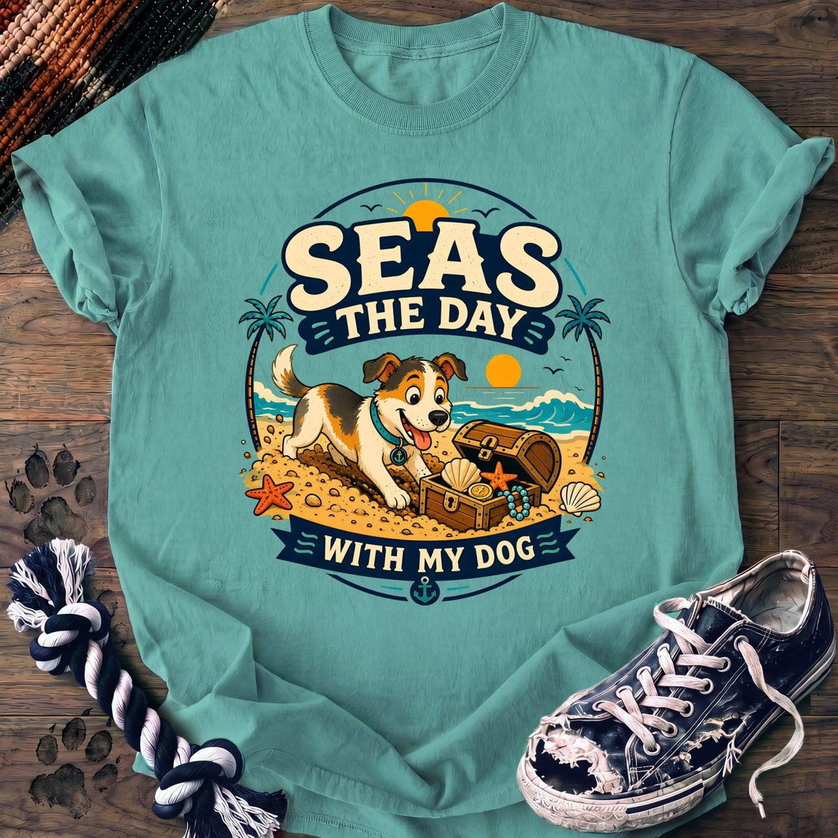 Seas The Day With My Dog - Mixed Breed - PAWSSION CLUB
