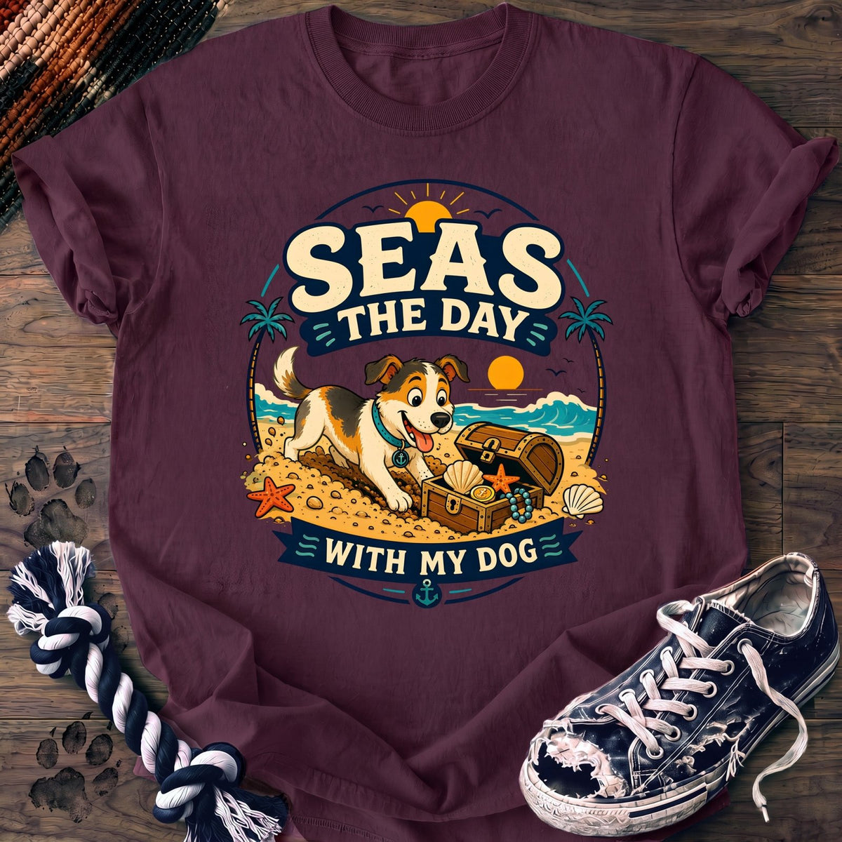 Seas The Day With My Dog - Mixed Breed - PAWSSION CLUB