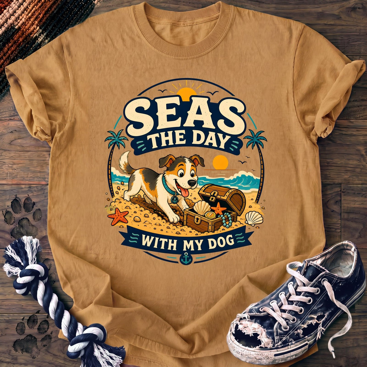 Seas The Day With My Dog - Mixed Breed - PAWSSION CLUB