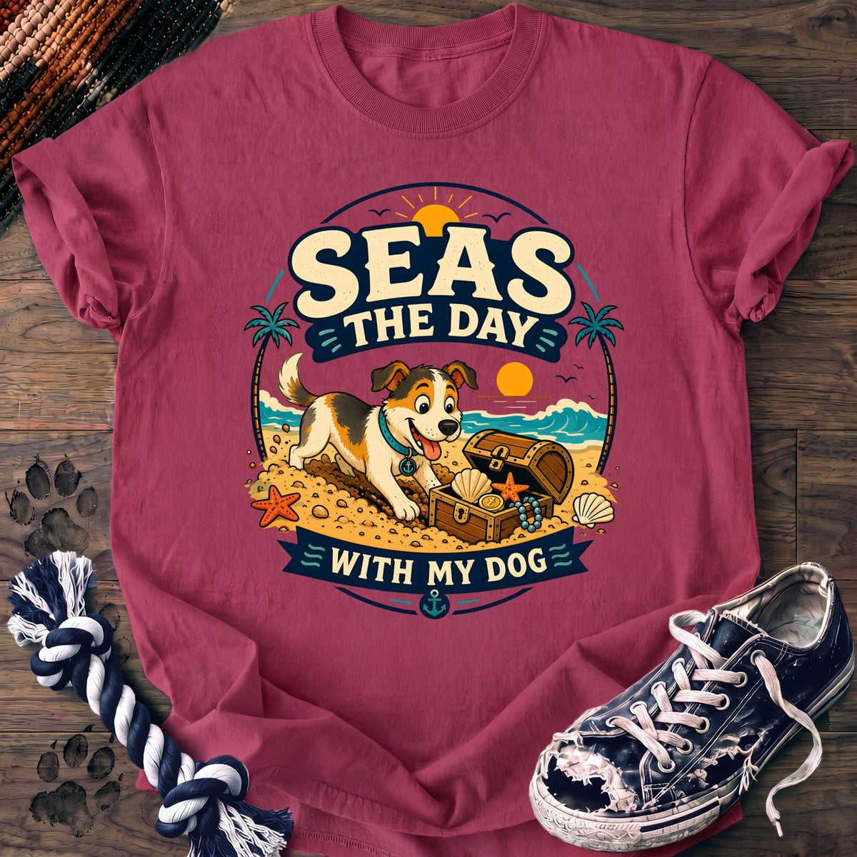 Seas The Day With My Dog - Mixed Breed - PAWSSION CLUB