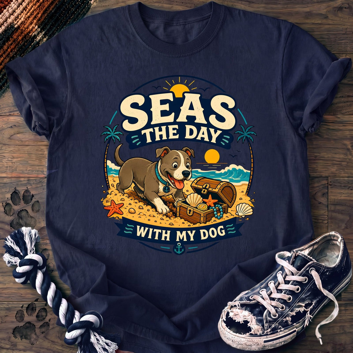 Seas The Day With My Dog - Pitbull - PAWSSION CLUB