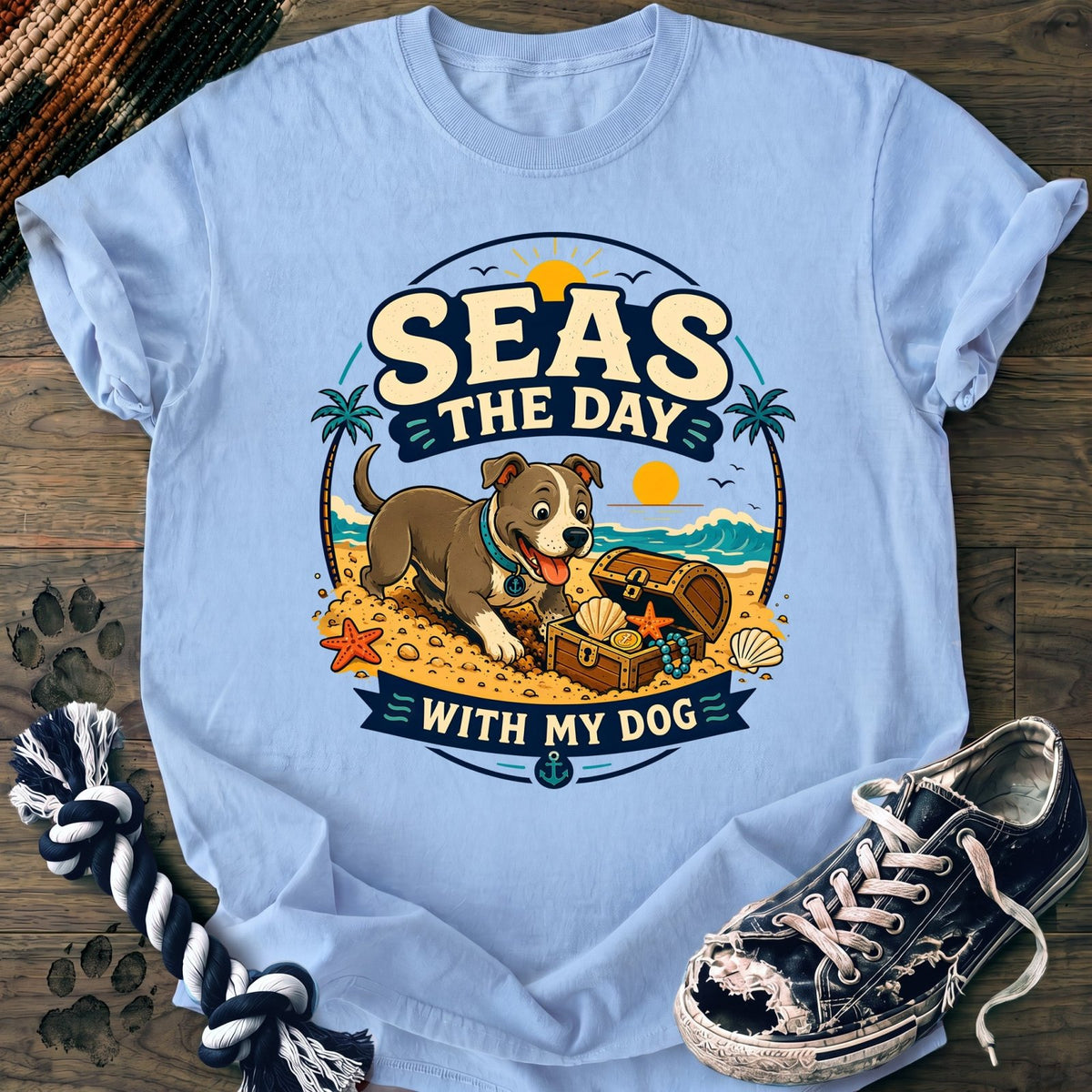 Seas The Day With My Dog - Pitbull - PAWSSION CLUB
