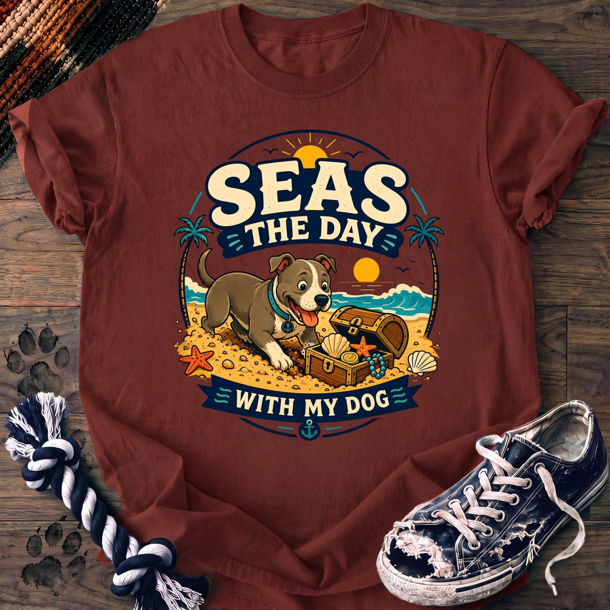 Seas The Day With My Dog - Pitbull - PAWSSION CLUB
