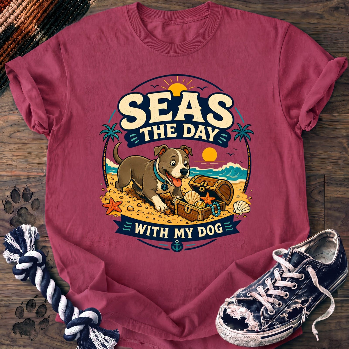 Seas The Day With My Dog - Pitbull - PAWSSION CLUB