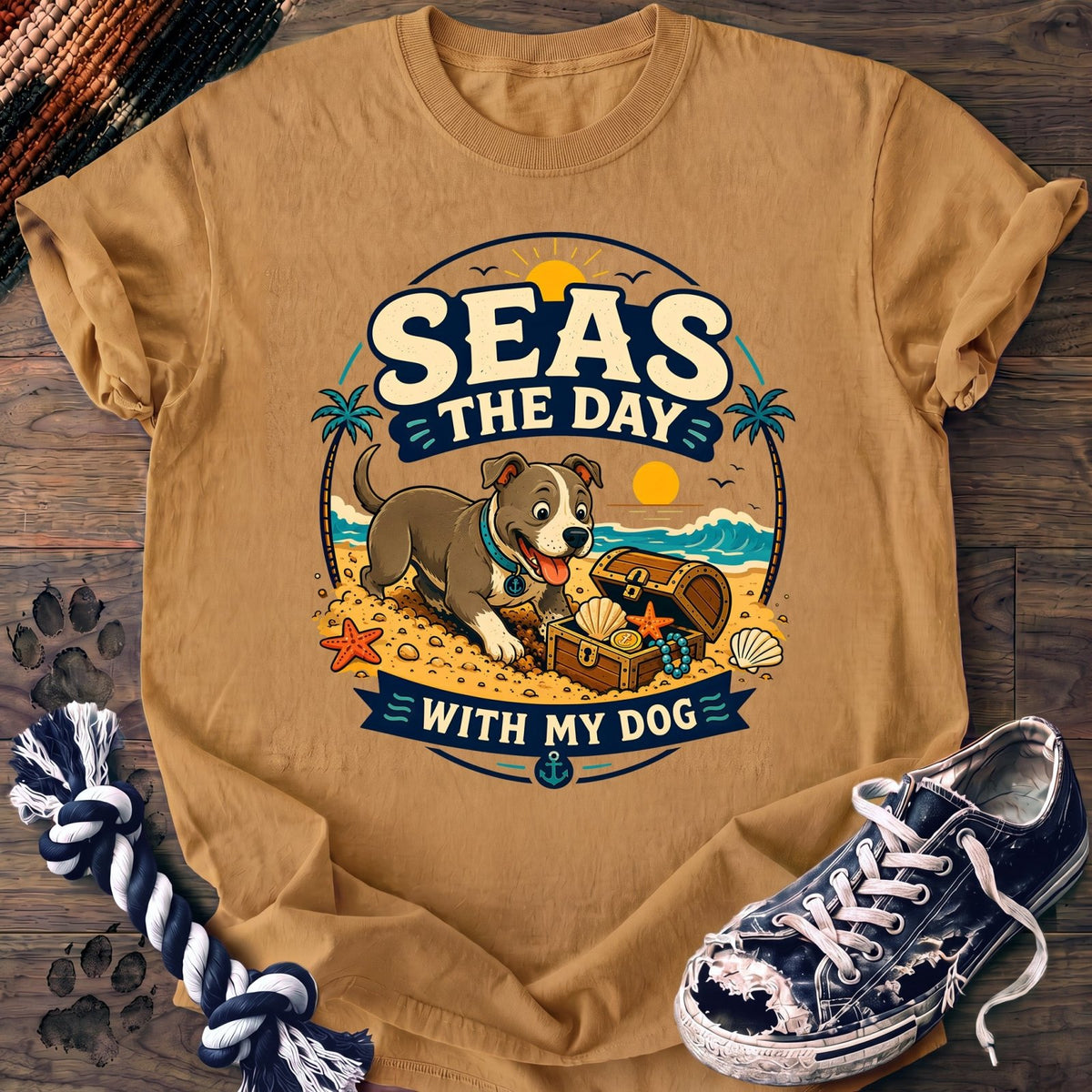Seas The Day With My Dog - Pitbull - PAWSSION CLUB
