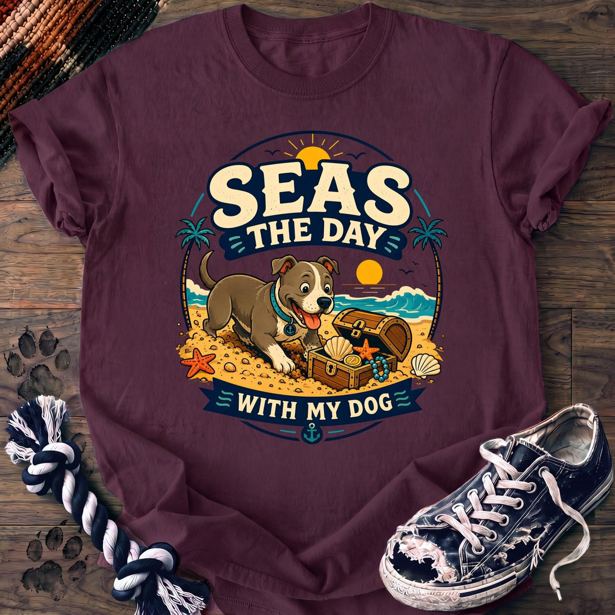 Seas The Day With My Dog - Pitbull - PAWSSION CLUB