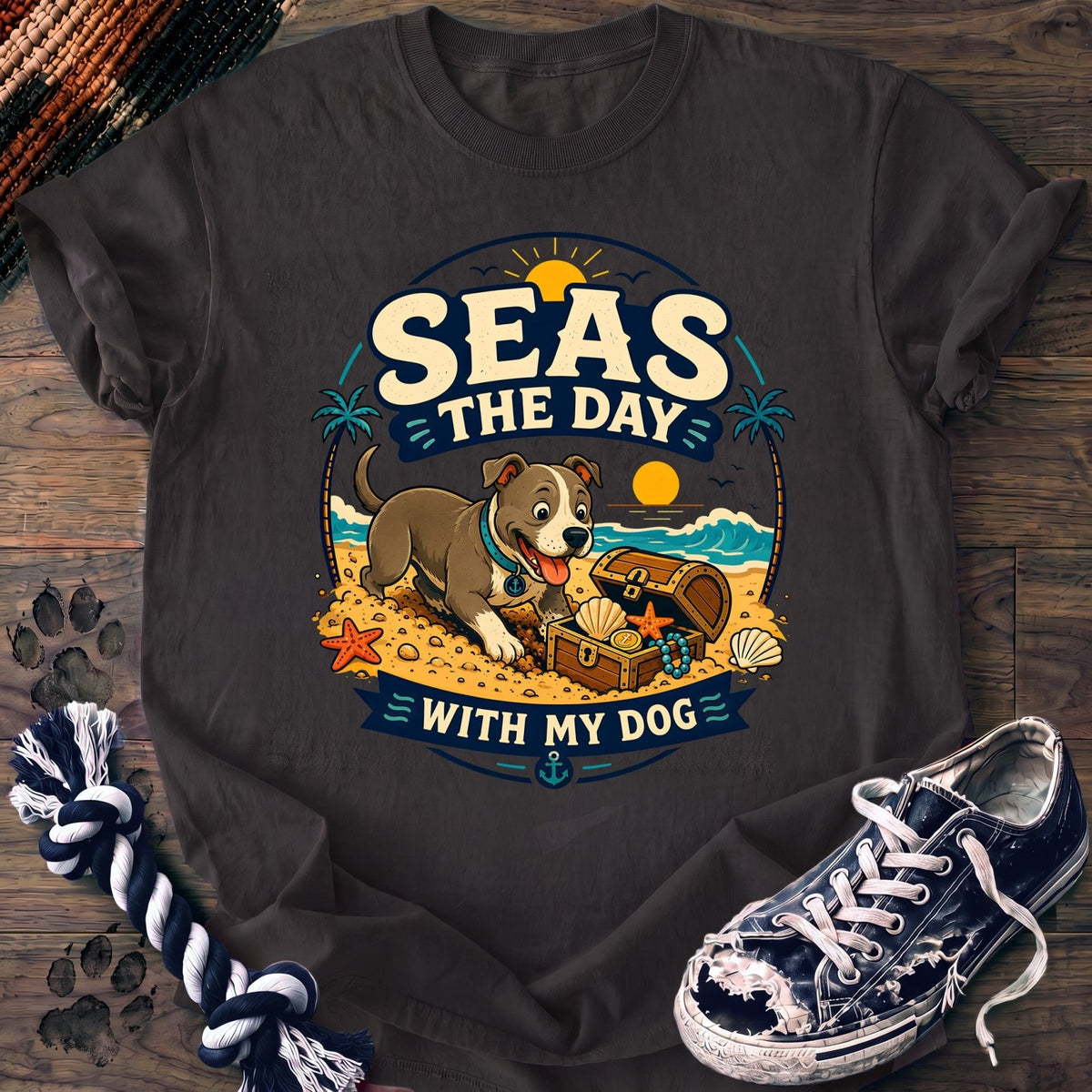 Seas The Day With My Dog - Pitbull - PAWSSION CLUB