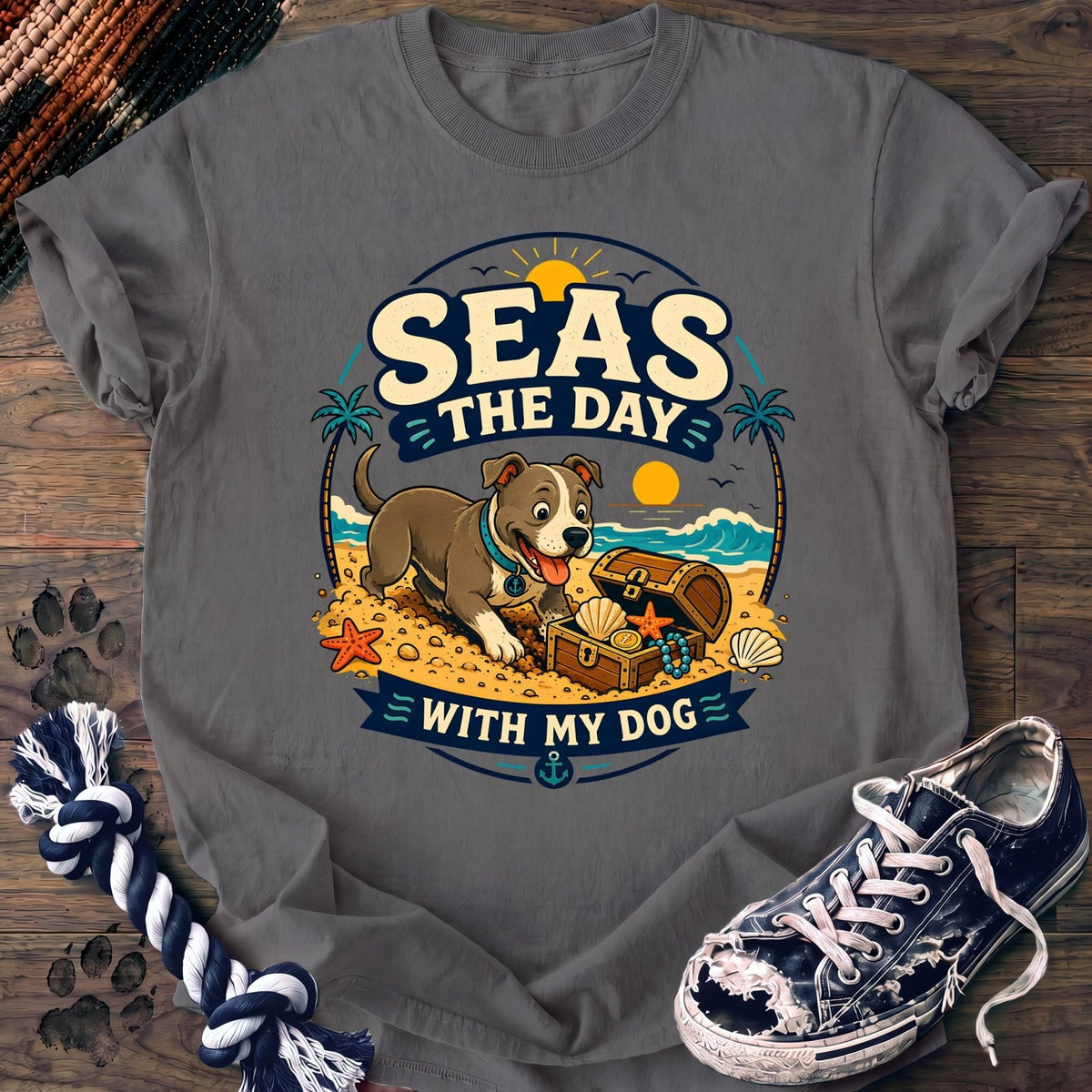 Seas The Day With My Dog - Pitbull - PAWSSION CLUB