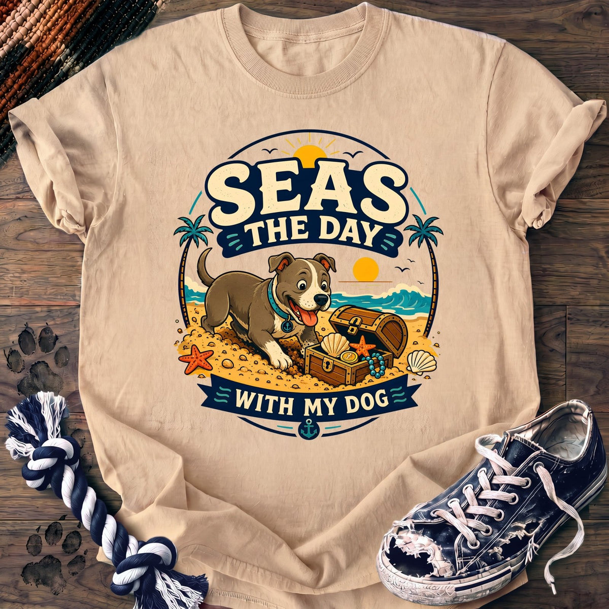 Seas The Day With My Dog - Pitbull - PAWSSION CLUB