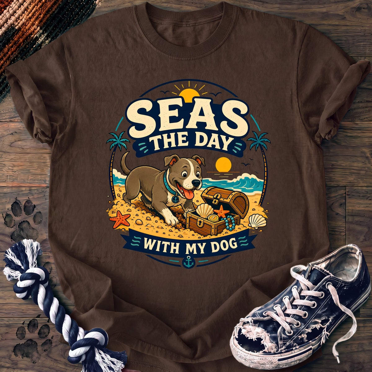 Seas The Day With My Dog - Pitbull - PAWSSION CLUB