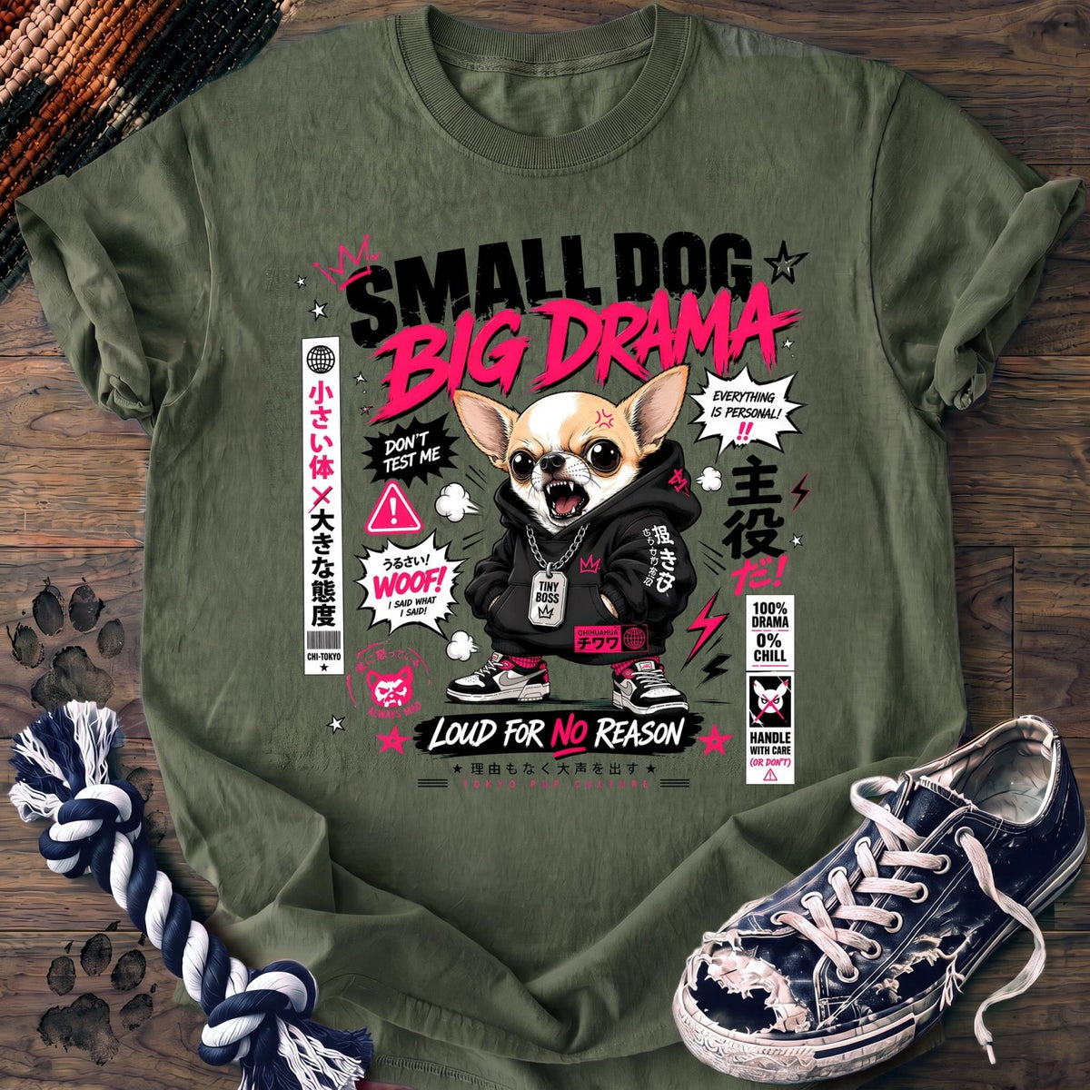 Small Dog Big Drama - Chihuahua - PAWSSION CLUB