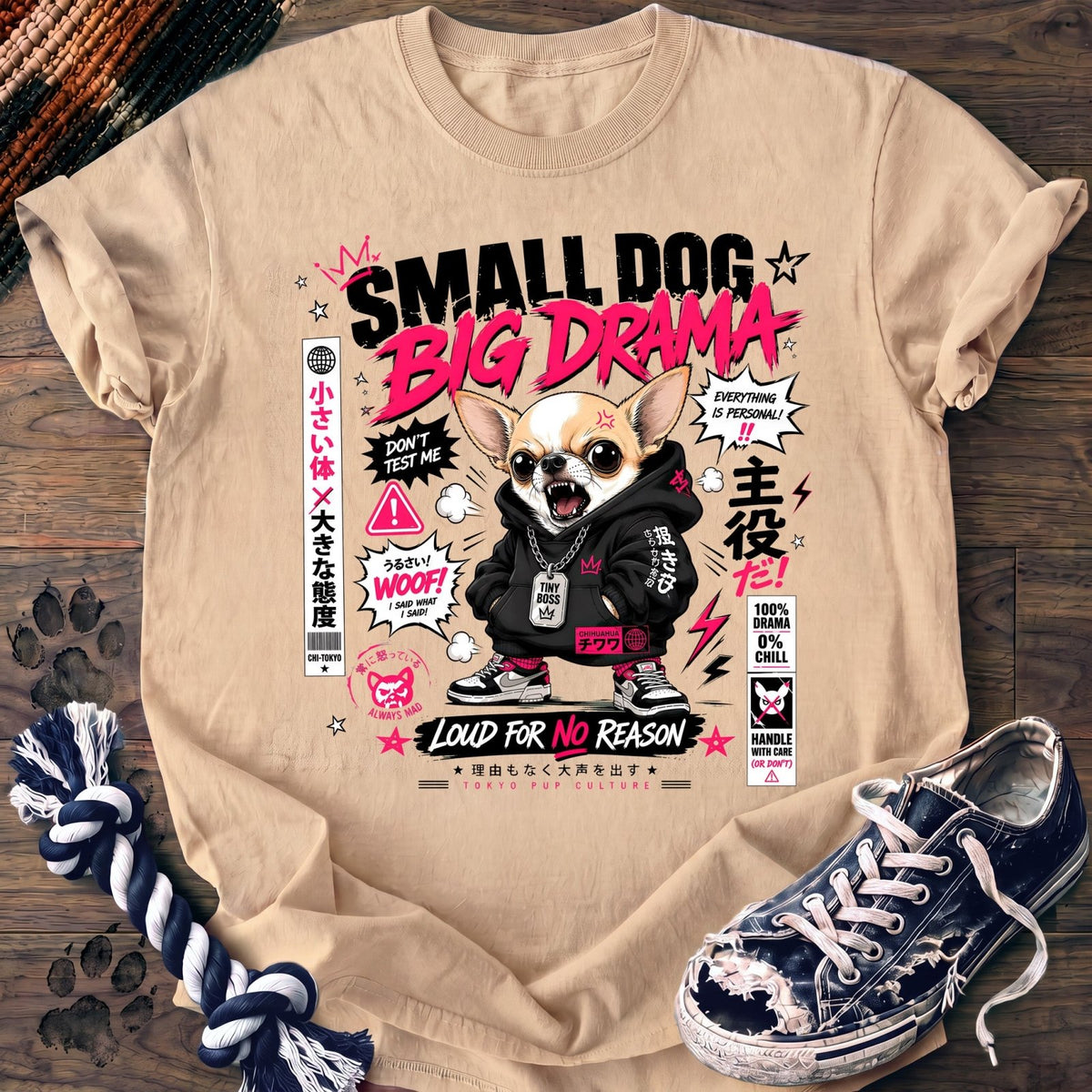 Small Dog Big Drama - Chihuahua - PAWSSION CLUB