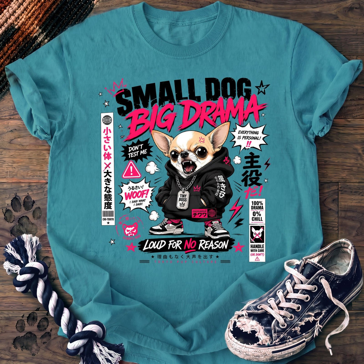 Small Dog Big Drama - Chihuahua - PAWSSION CLUB