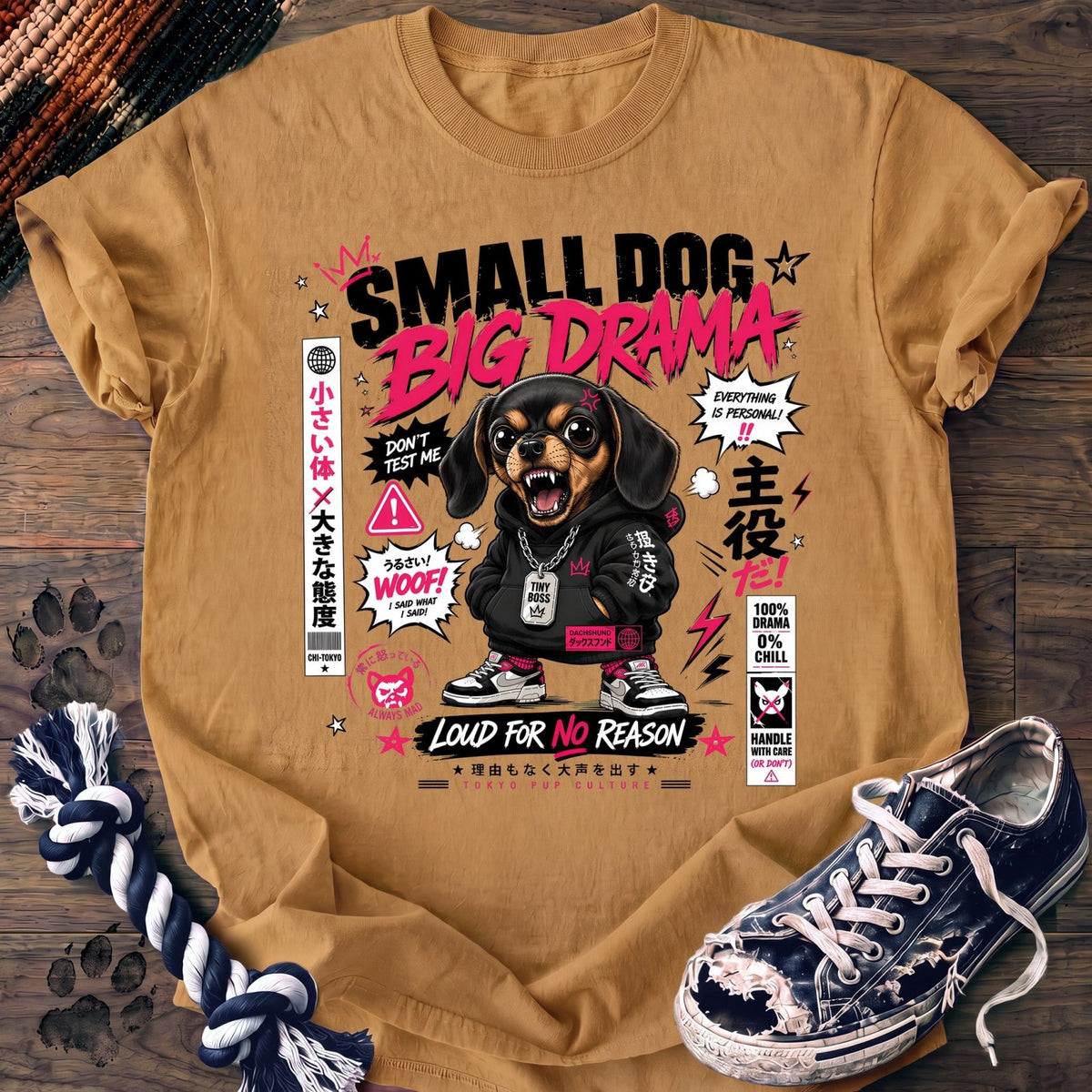 Small Dog Big Drama - Dachshund - PAWSSION CLUB