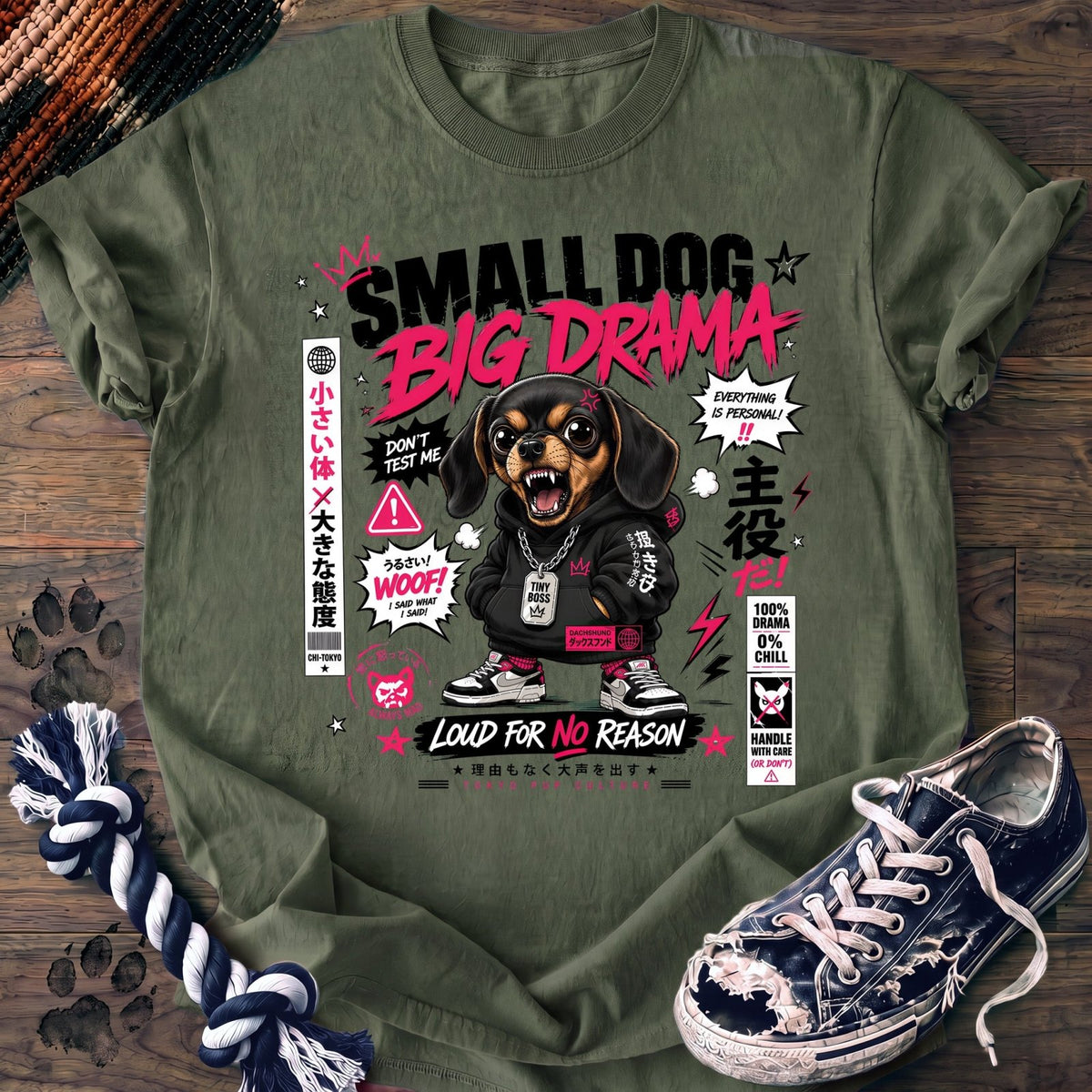 Small Dog Big Drama - Dachshund - PAWSSION CLUB