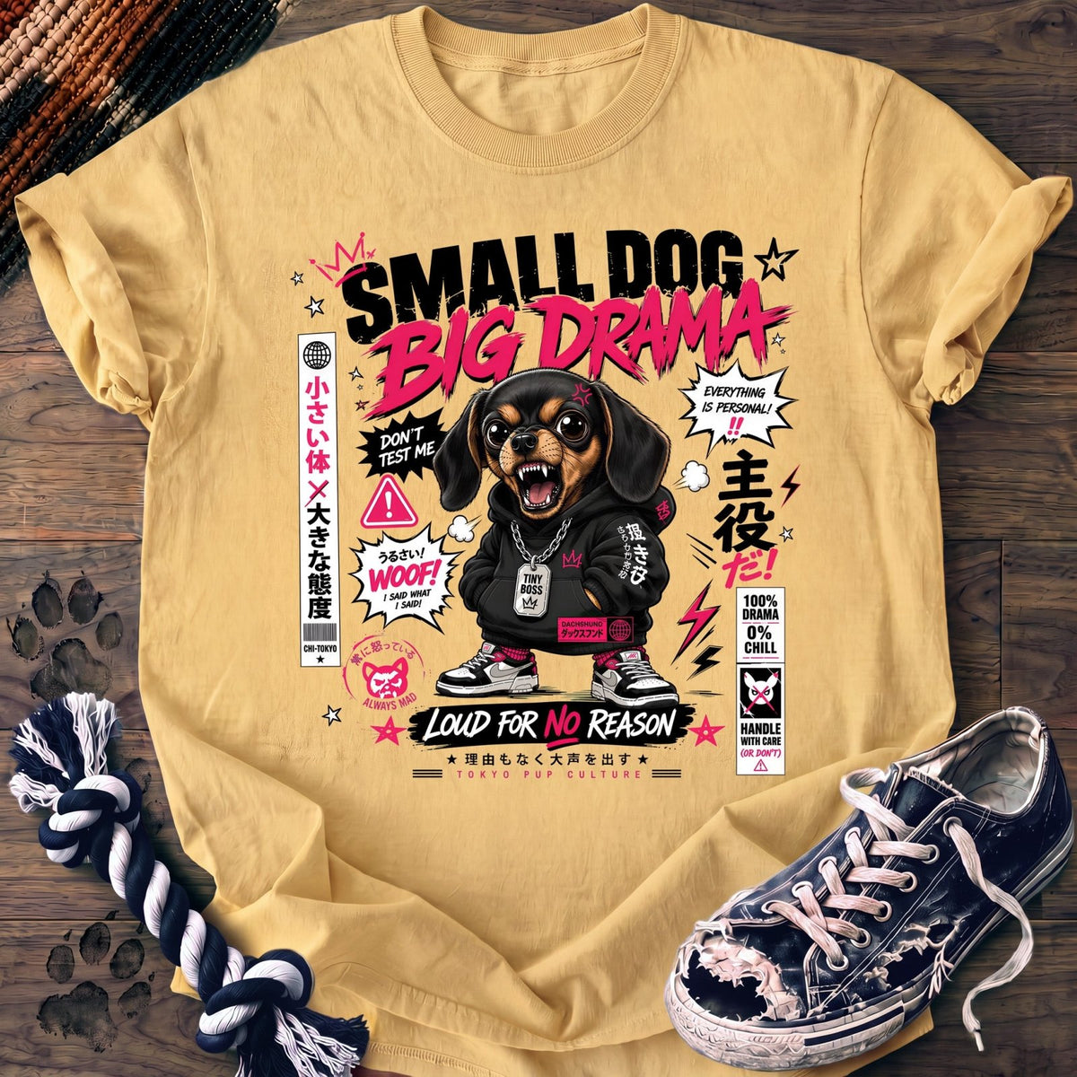 Small Dog Big Drama - Dachshund - PAWSSION CLUB