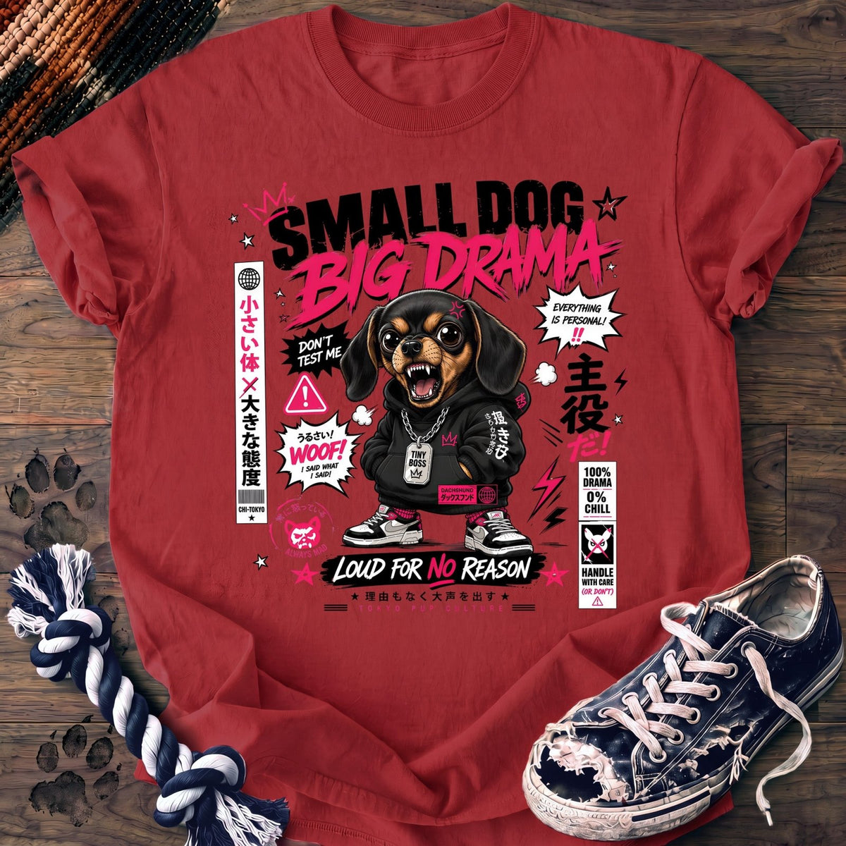 Small Dog Big Drama - Dachshund - PAWSSION CLUB