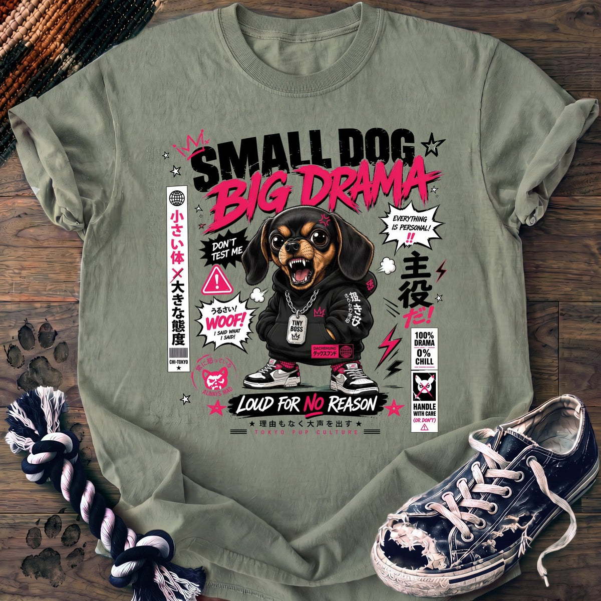 Small Dog Big Drama - Dachshund - PAWSSION CLUB