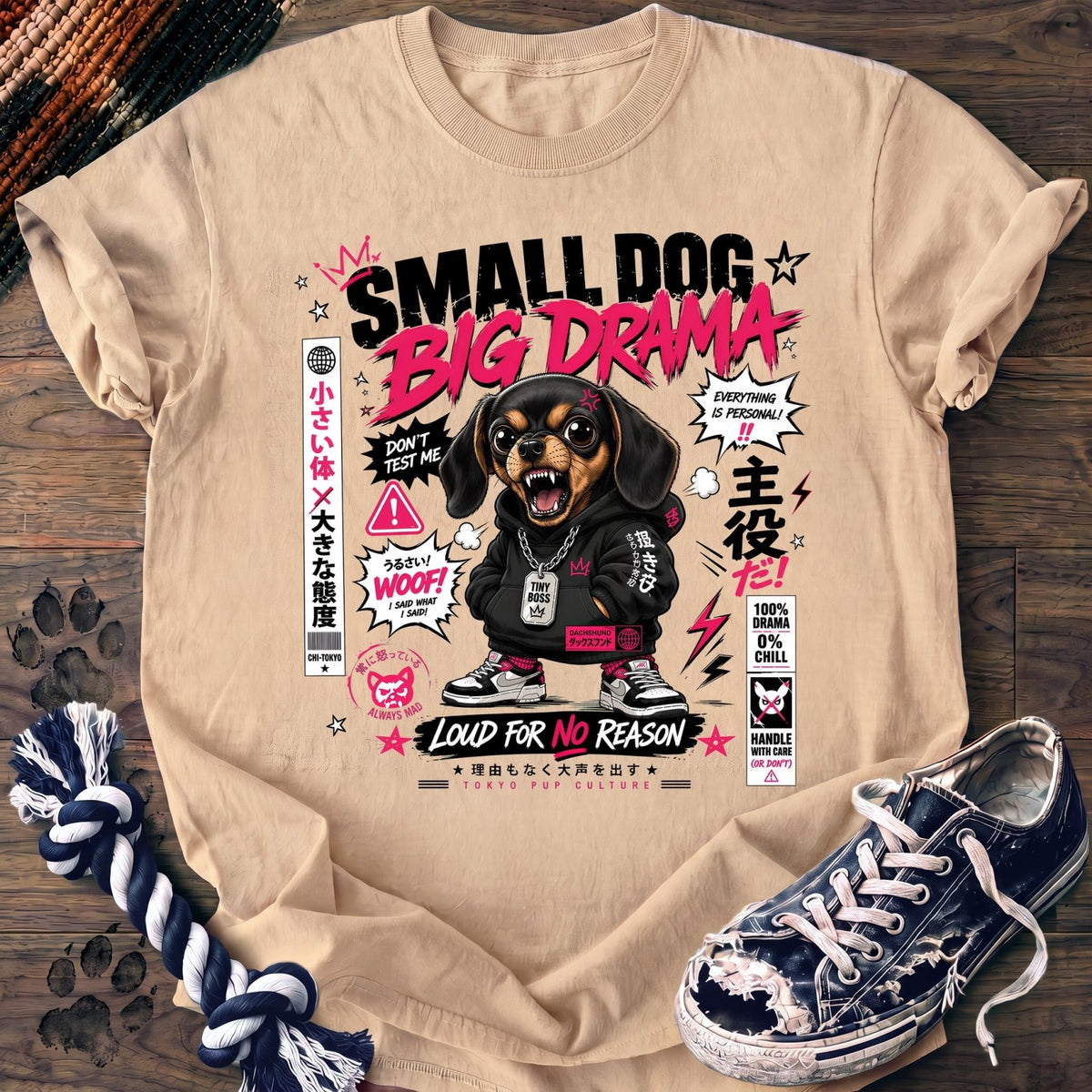 Small Dog Big Drama - Dachshund - PAWSSION CLUB