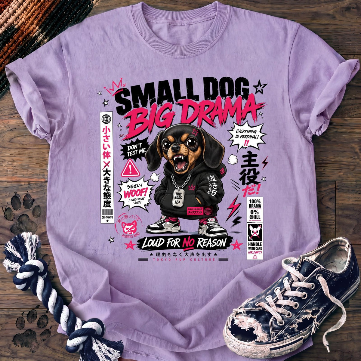 Small Dog Big Drama - Dachshund - PAWSSION CLUB