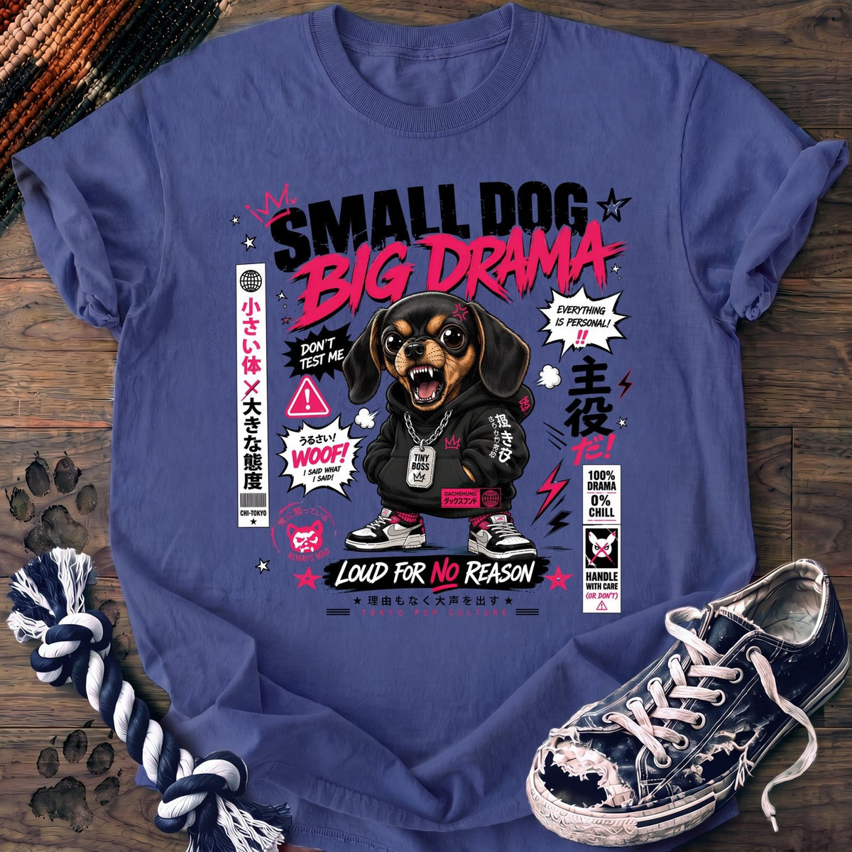 Small Dog Big Drama - Dachshund - PAWSSION CLUB