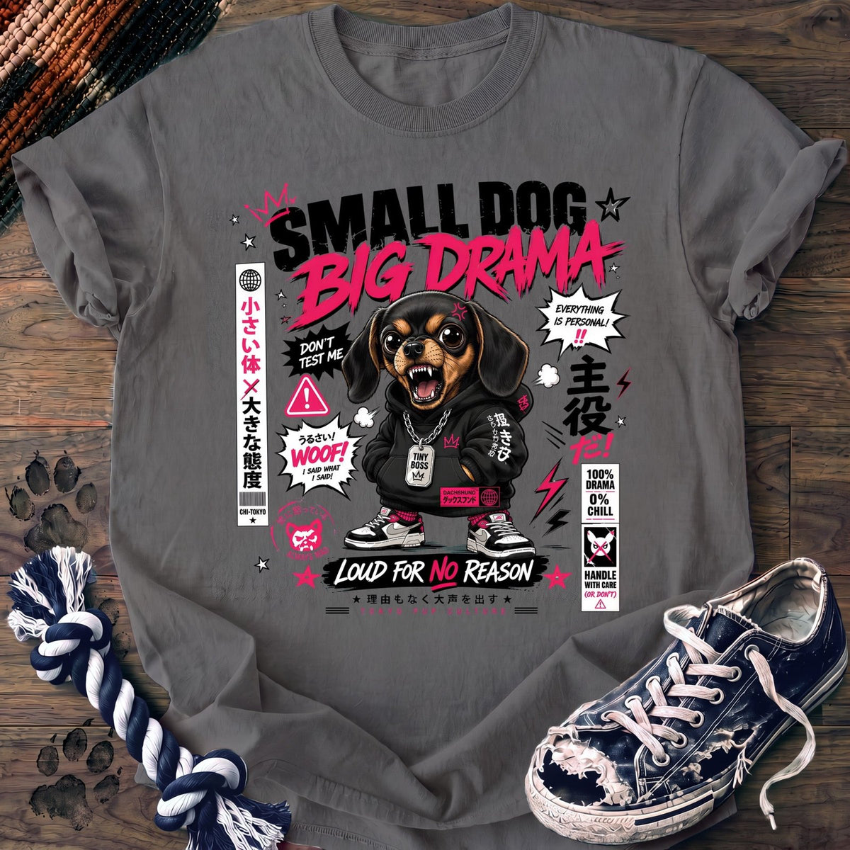 Small Dog Big Drama - Dachshund - PAWSSION CLUB