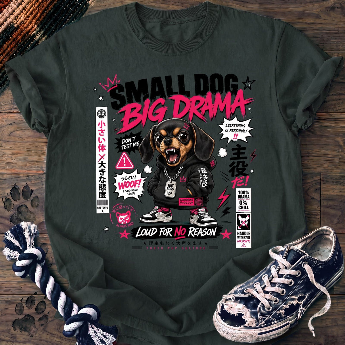 Small Dog Big Drama - Dachshund - PAWSSION CLUB
