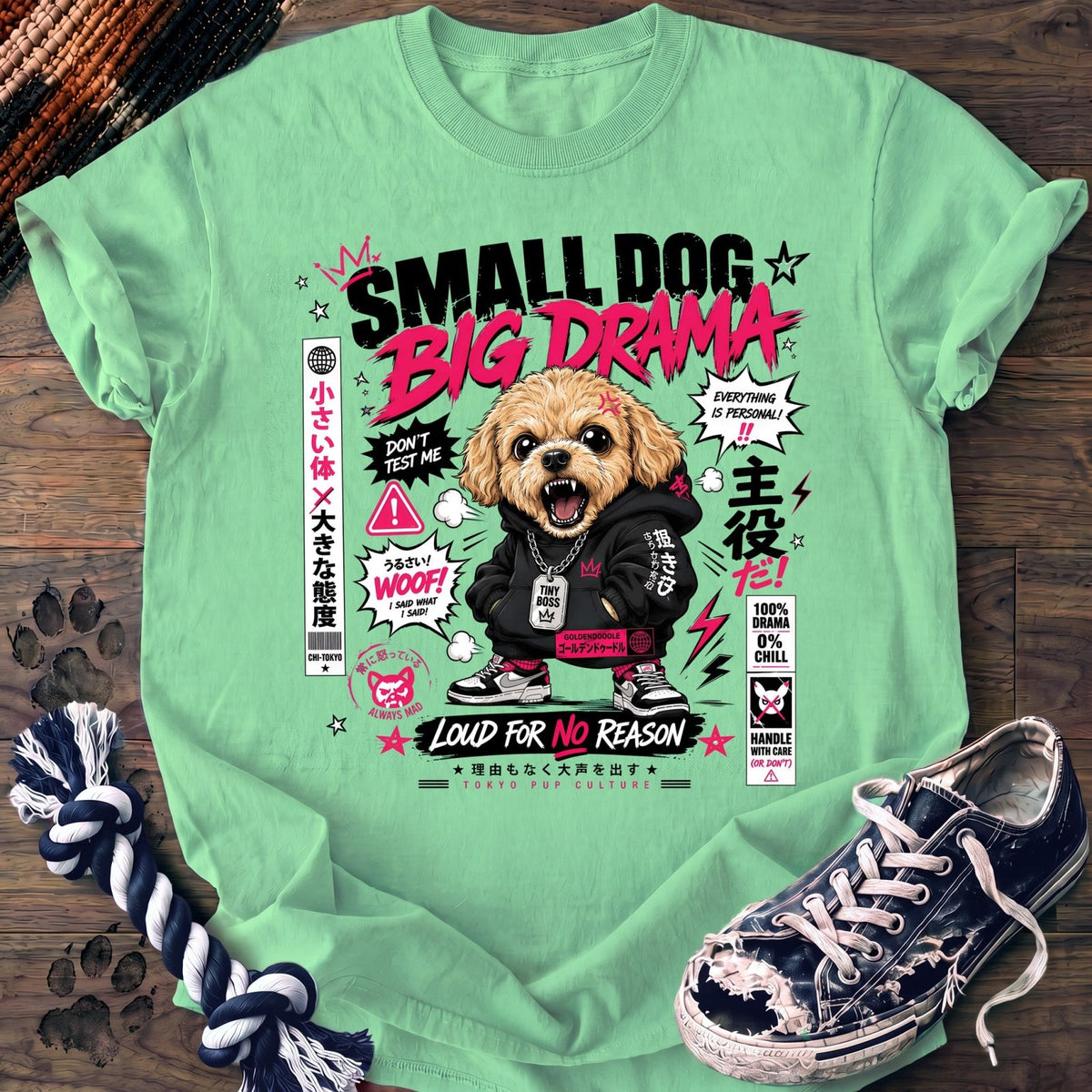 Small Dog Big Drama - Goldendoodle - PAWSSION CLUB