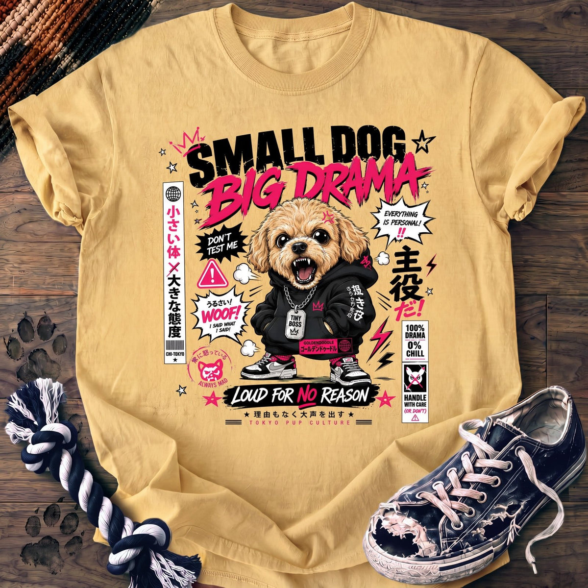 Small Dog Big Drama - Goldendoodle - PAWSSION CLUB