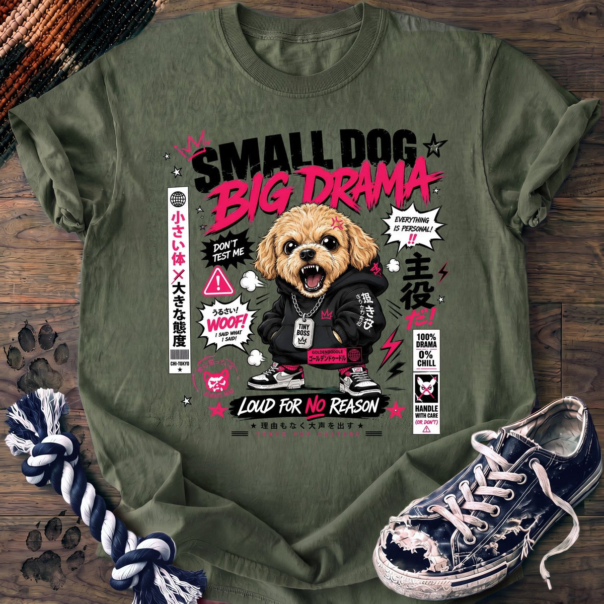 Small Dog Big Drama - Goldendoodle - PAWSSION CLUB