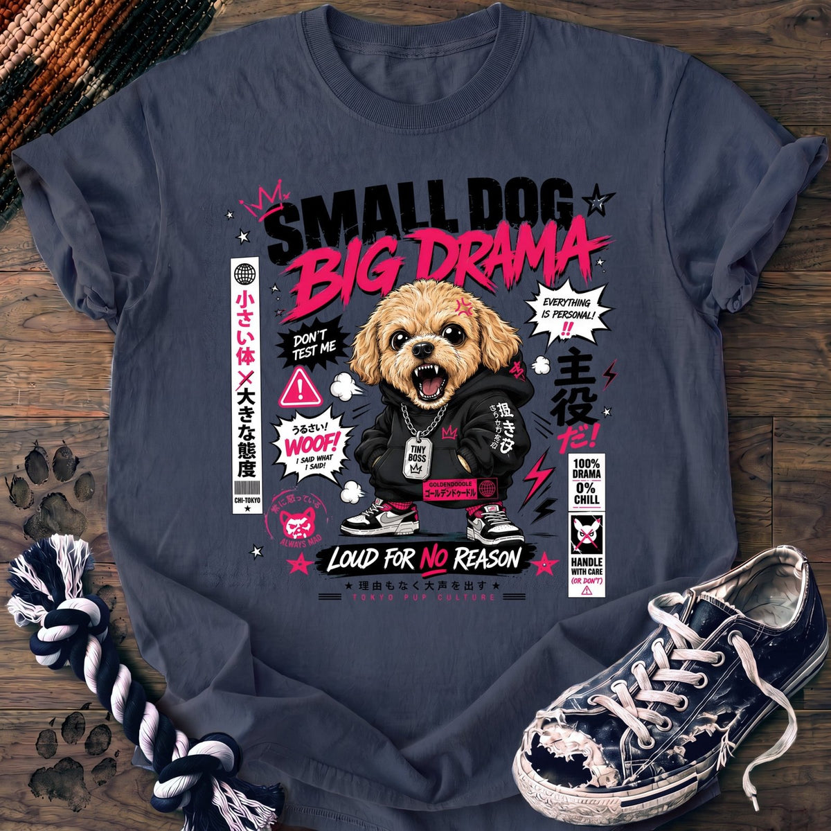 Small Dog Big Drama - Goldendoodle - PAWSSION CLUB