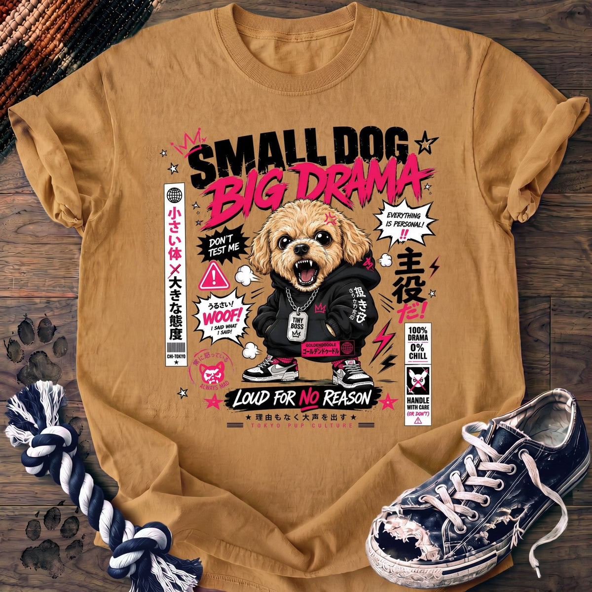 Small Dog Big Drama - Goldendoodle - PAWSSION CLUB