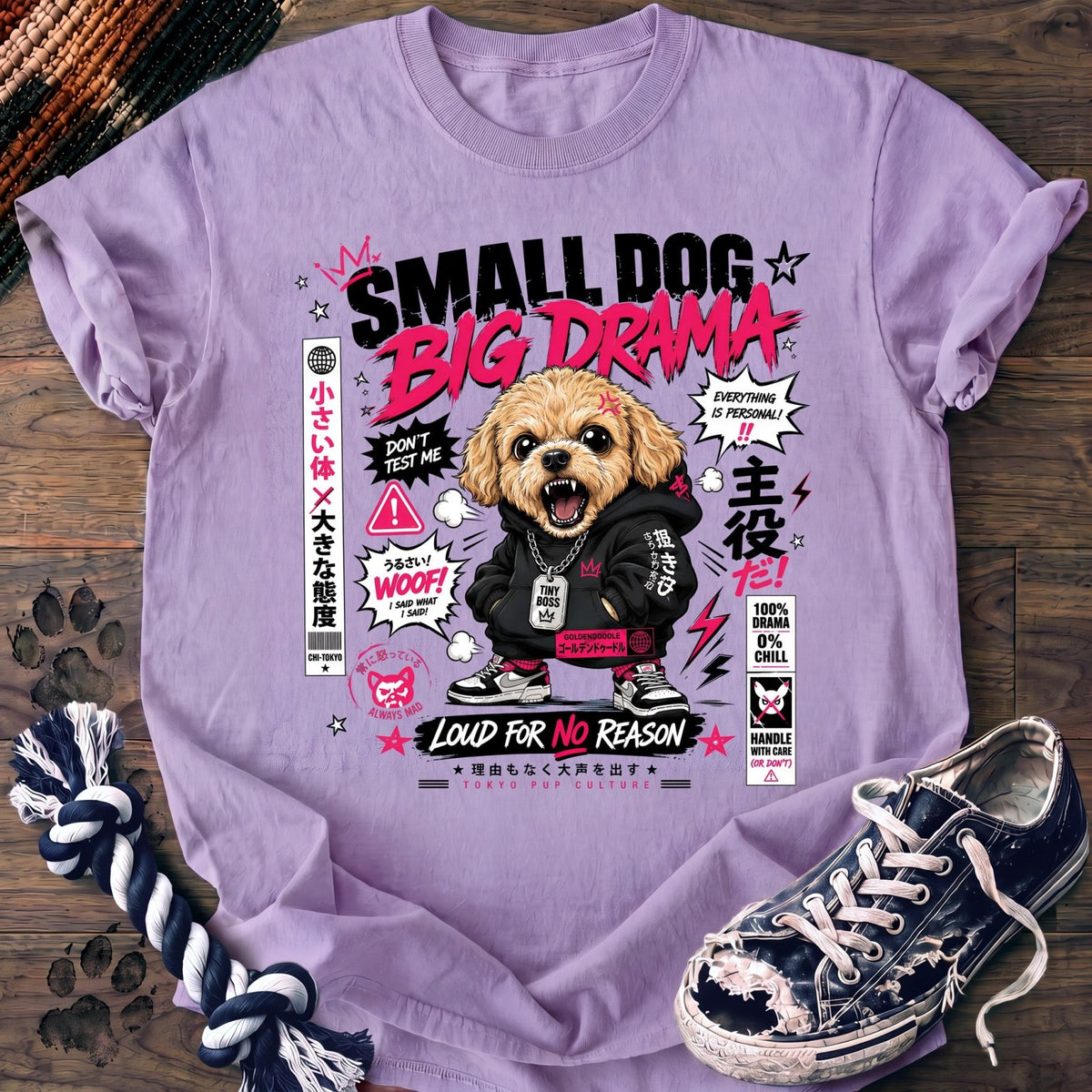 Small Dog Big Drama - Goldendoodle - PAWSSION CLUB