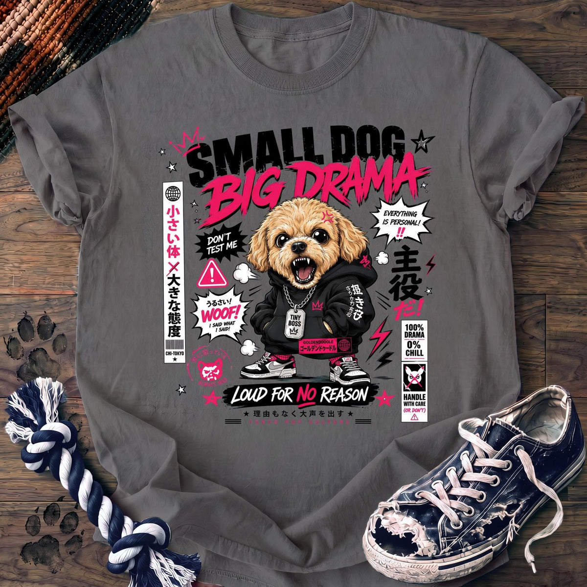 Small Dog Big Drama - Goldendoodle - PAWSSION CLUB